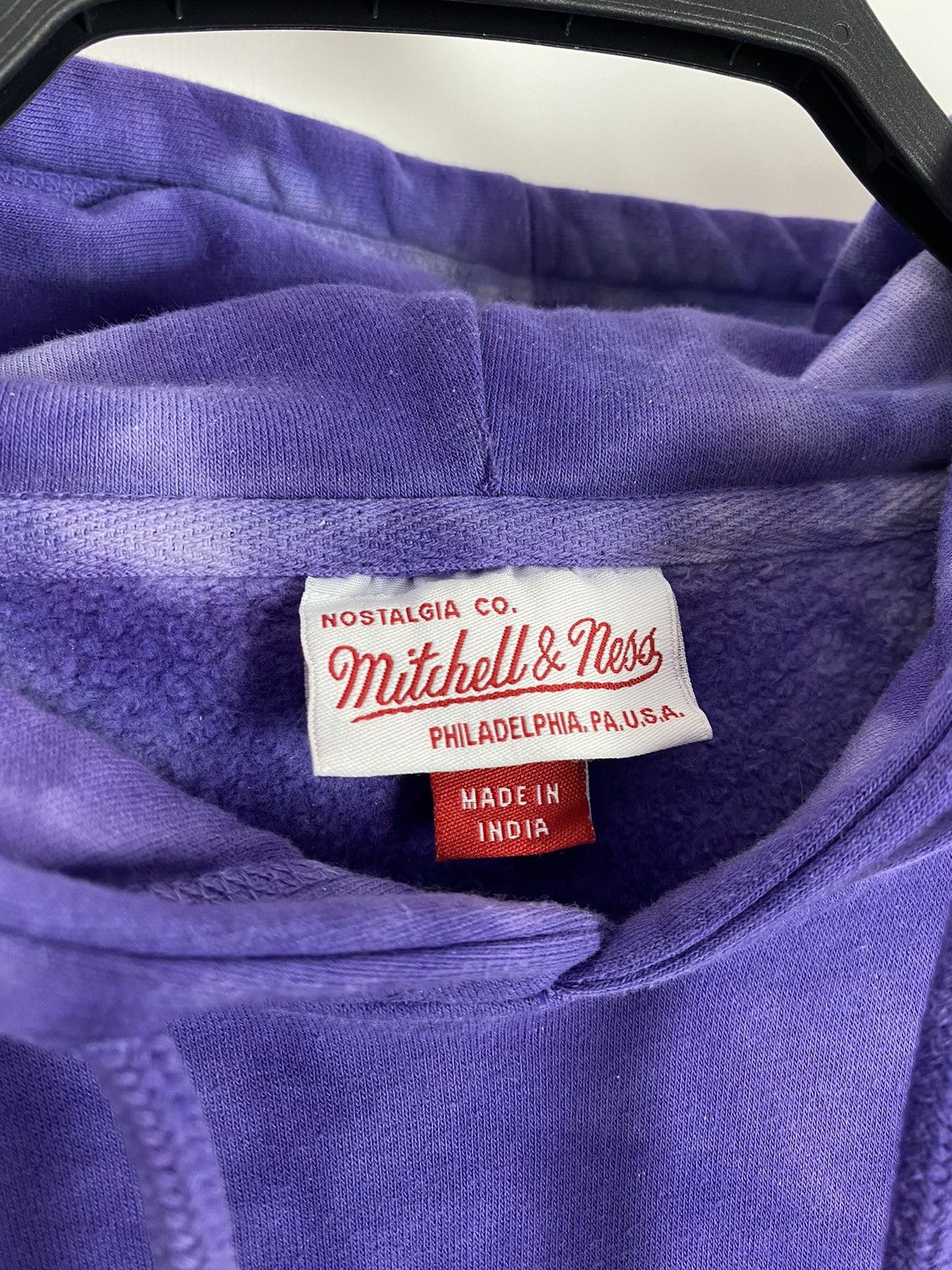 Mitchell & Ness L.A. Lakers Logo Purple Tie Dye Hoodie Size US M / EU 48-50 / 2 - 4 Thumbnail