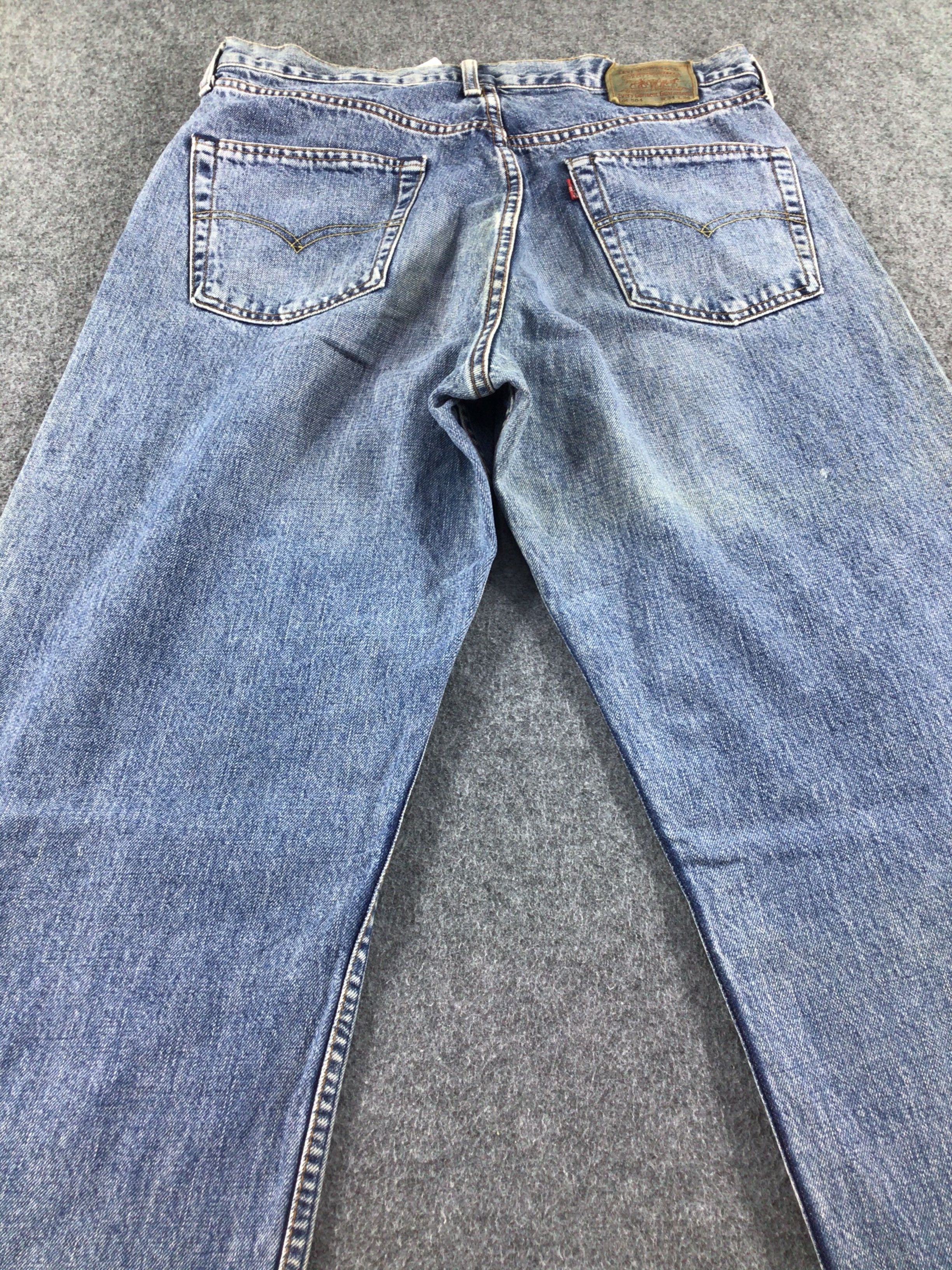 Levi's 90s Vintage Levis 504 Jeans-JM106 Size US 34 / EU 50 - 4 Thumbnail