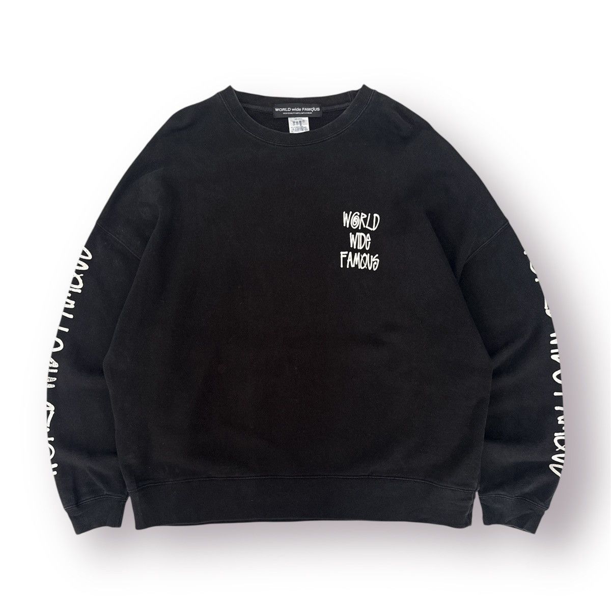 Other 🔥 Archive Y2K World Wide Famous USA Generic Streetwear Sweat Size US M / EU 48-50 / 2 - 2 Thumbnail