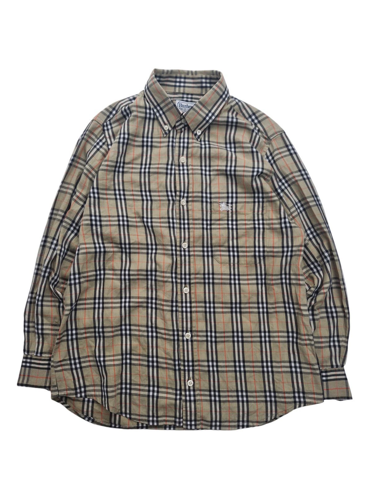 Burberry × Flannel × Vintage Burberry Shirt Size US M / EU 48-50 / 2 - 1 Thumbnail