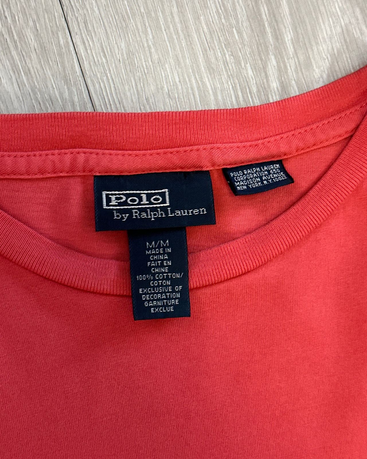 Polo Ralph Lauren Vintage Polo by Ralph Lauren Single Stitch Pocket T-Shirt M Size US M / EU 48-50 / 2 - 6 Thumbnail