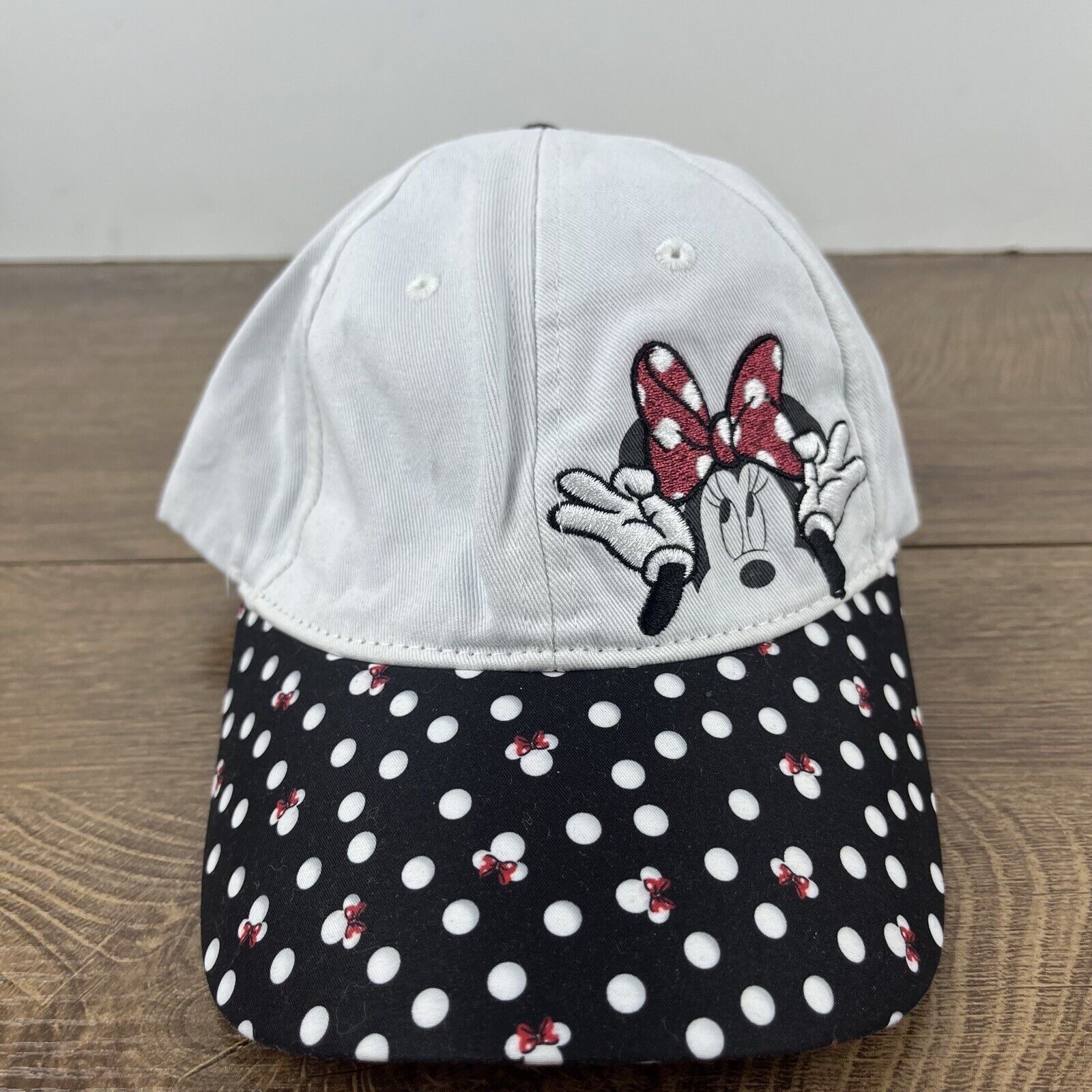 Other Minni Mouse Hat Mini Mouse Hat White Adjustable Hat White Ad Size ONE SIZE - 5 Thumbnail