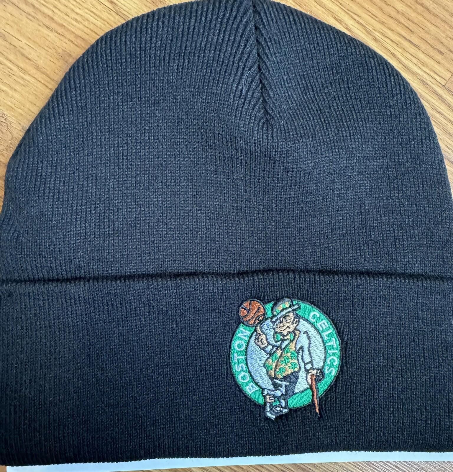 Other Boston Celtics Knit Beanie Hat Winter Black NEW WITHOUT TAGS Size ONE SIZE - 1 Thumbnail