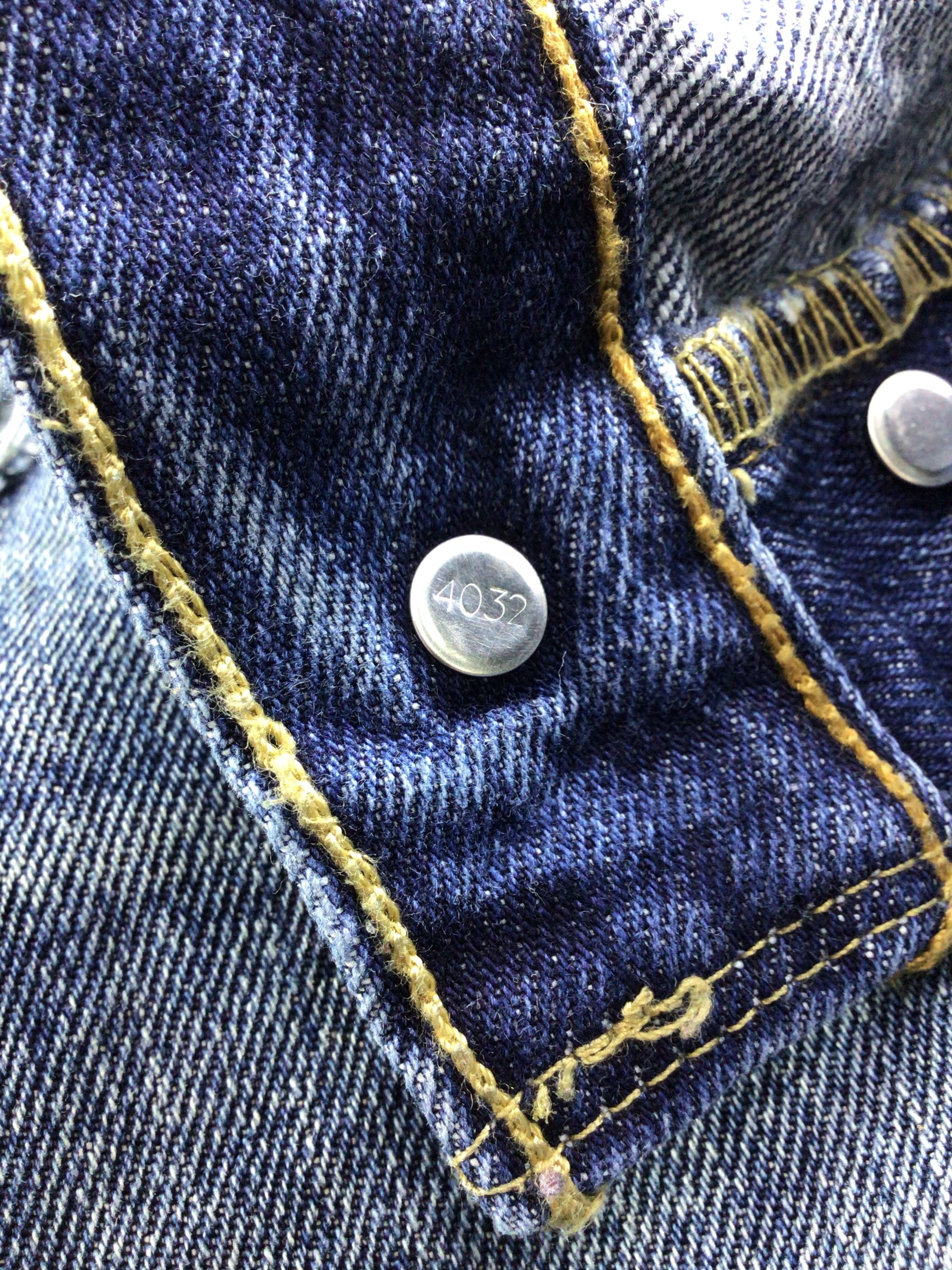 Levi's Levis Vintage 501 Jeans Faded Blue Washed Denim -J346 Size US 34 / EU 50 - 9 Thumbnail