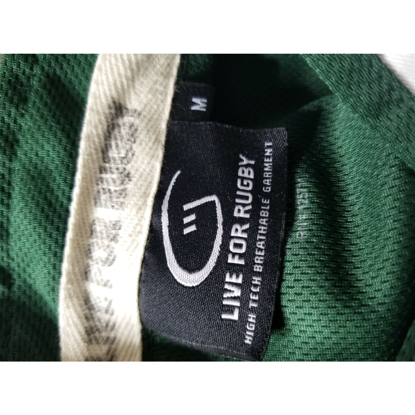 Vintage Live for Rugby Shirt Mens M Green Irish Breathable Polo St Patricks Size US M / EU 48-50 / 2 - 3 Thumbnail