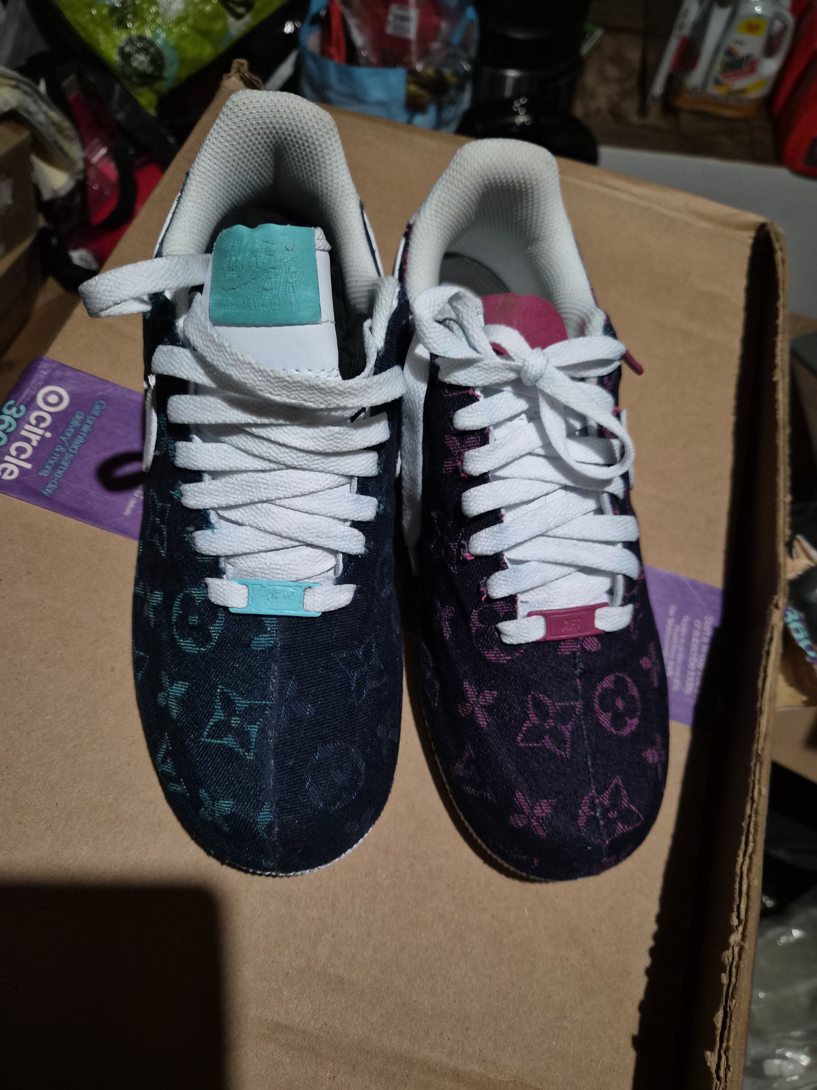 Nike CUSTOM Nike Air Force 1's Size US 8 / EU 41 - 1 Thumbnail