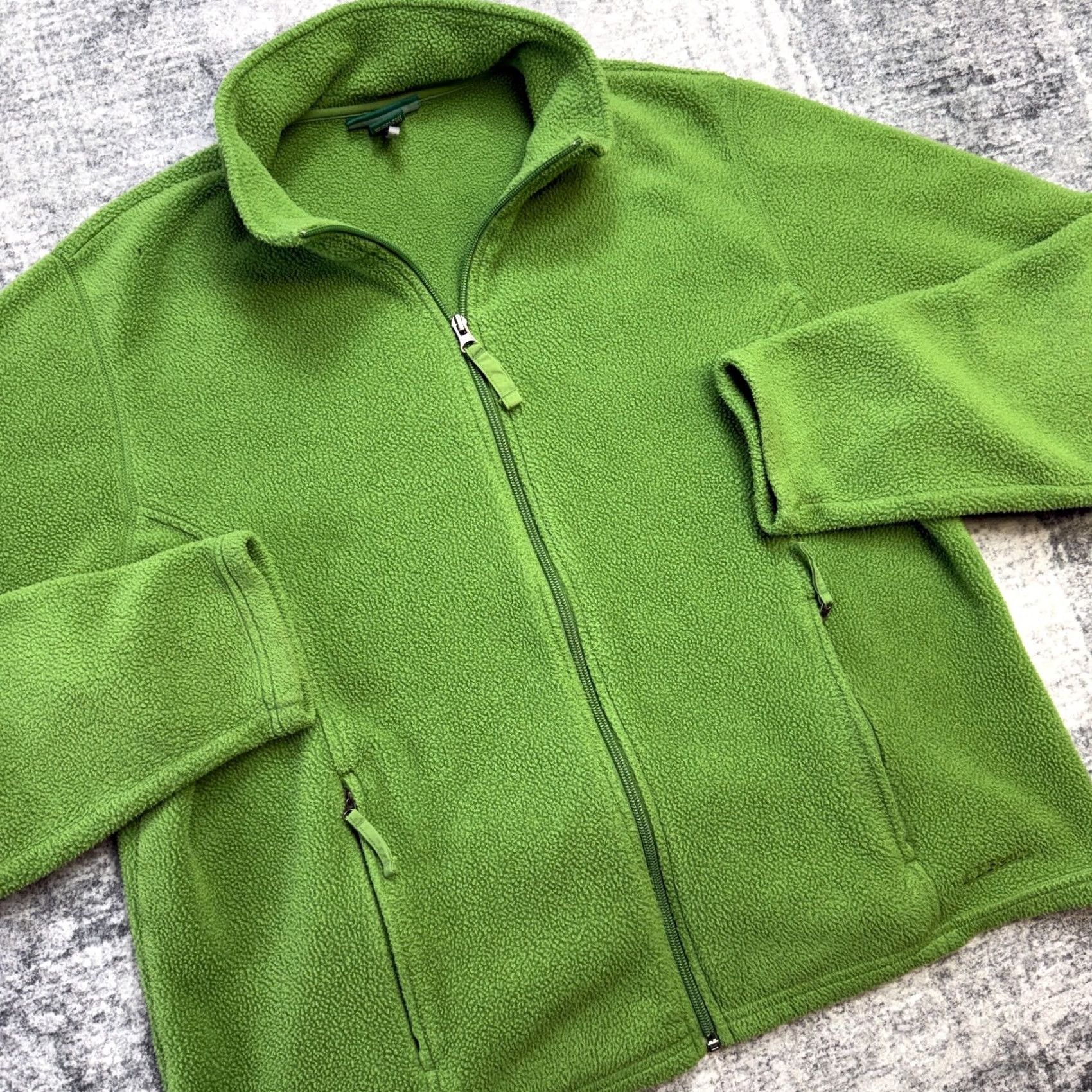 Vintage VINTAGE L.L. Bean Jacket Men XL Green Fleece Short Zip Lightweight Casual Windbreaker Pockets - Regular Fit Size US XL / EU 56 / 4 - 2 Thumbnail