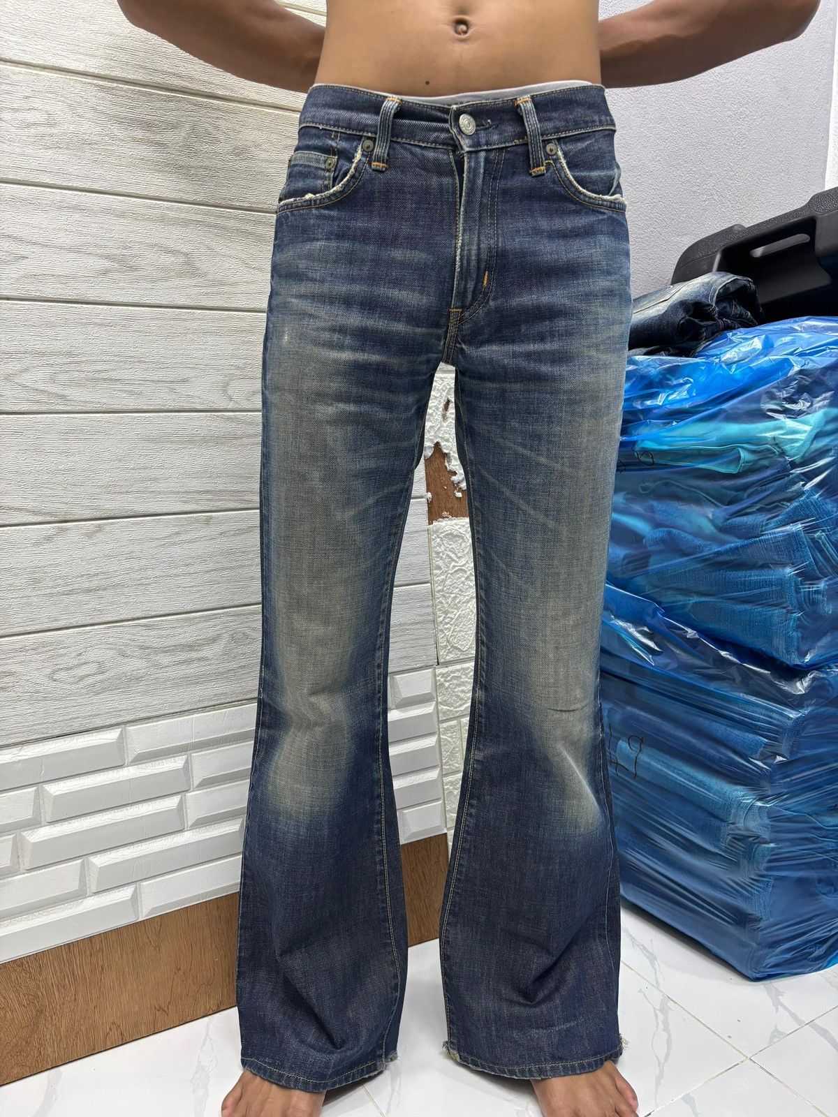Undercover EDWIN FLARE DISTRESSED DENIM BOOTCUT UNDERCOVER STYLE DESIGN Size US 28 / EU 44 - 12 Thumbnail