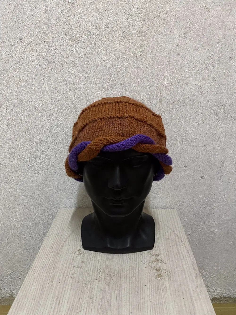 Japanese Brand Japanese Brand Rare Design Knit Beanie Hat Size ONE SIZE - 3 Thumbnail