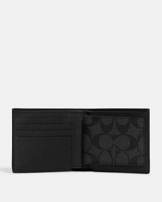 Coach Disney X Coach 3 In 1 Wallet In Signature With Patches Size ONE SIZE - 7 Thumbnail