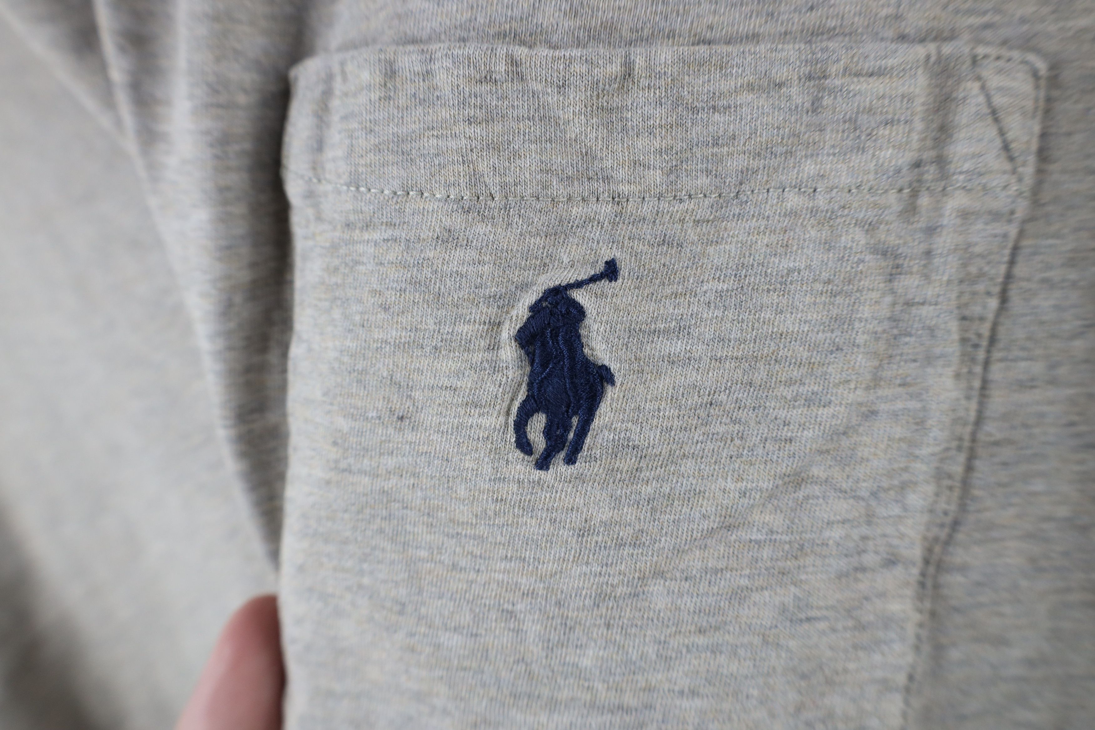 Ralph Lauren × Vintage Vintage Ralph Lauren Short Sleeve Pocket T-Shirt Gray Size US XXL / EU 58 / 5 - 4 Thumbnail