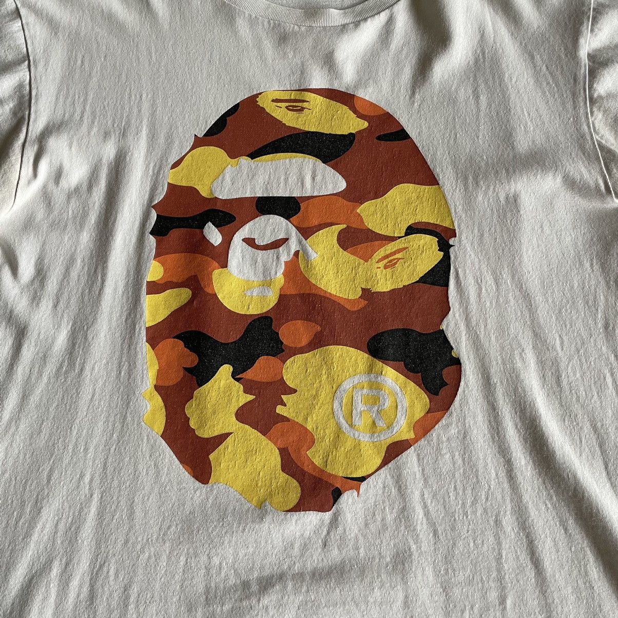 Bape Bape Color Camo Big Ape Head Tee Size US XL / EU 56 / 4 - 2 Thumbnail