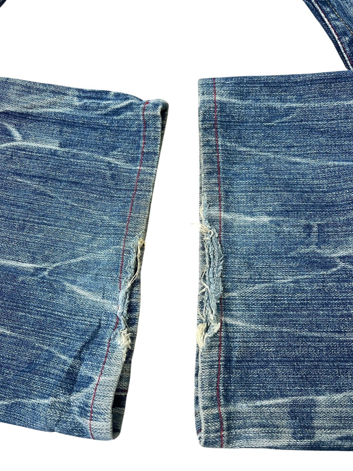 Japanese Brand Vintage B.S Raw Distressed Jeans Size US 34 / EU 50 - 15 Thumbnail