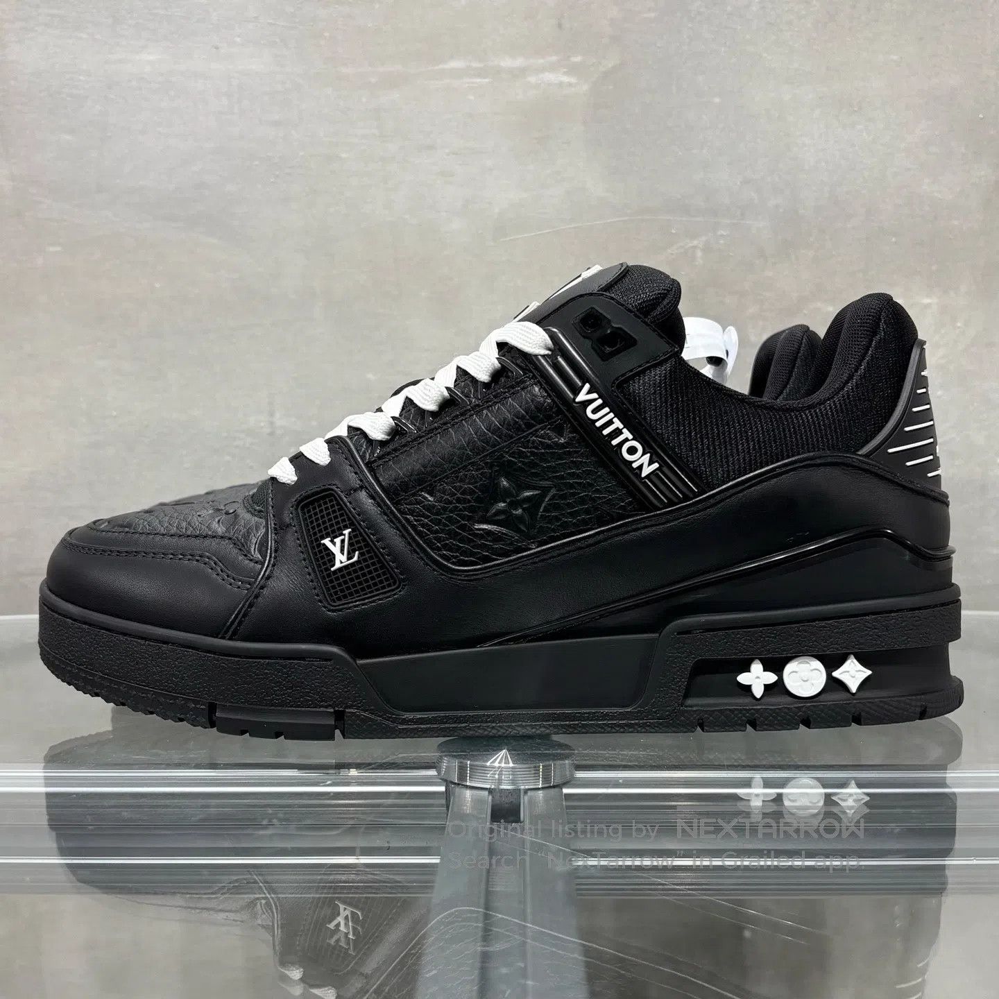 Louis Vuitton Louis Vuitton Trainer Black Art Gallery shoes Size US 7 / EU 40 - 3 Thumbnail