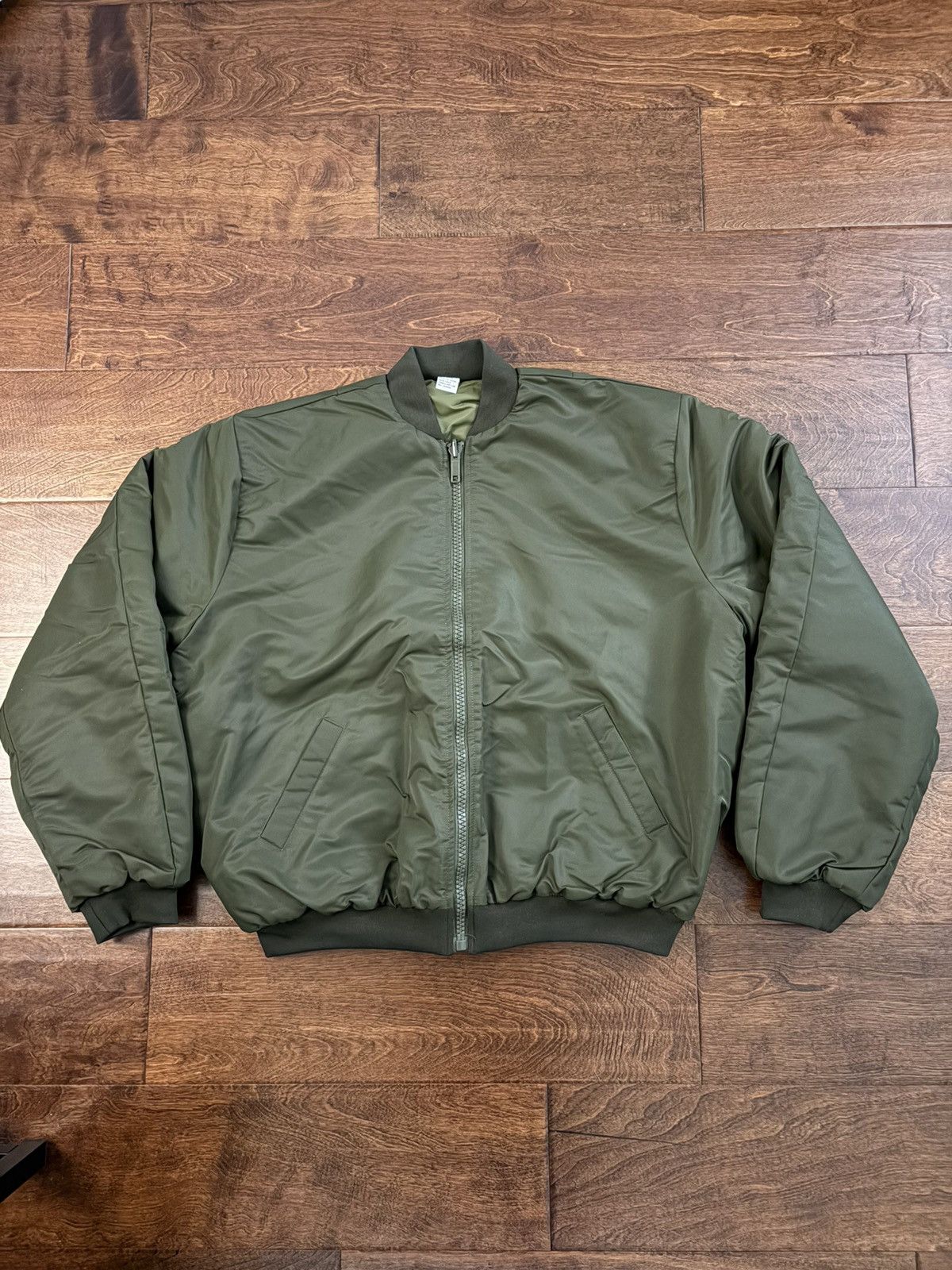 Yeezy YEEZY SEASON 5 CLASSIC VARSITY BOMBER JACKET Panther | Grailed