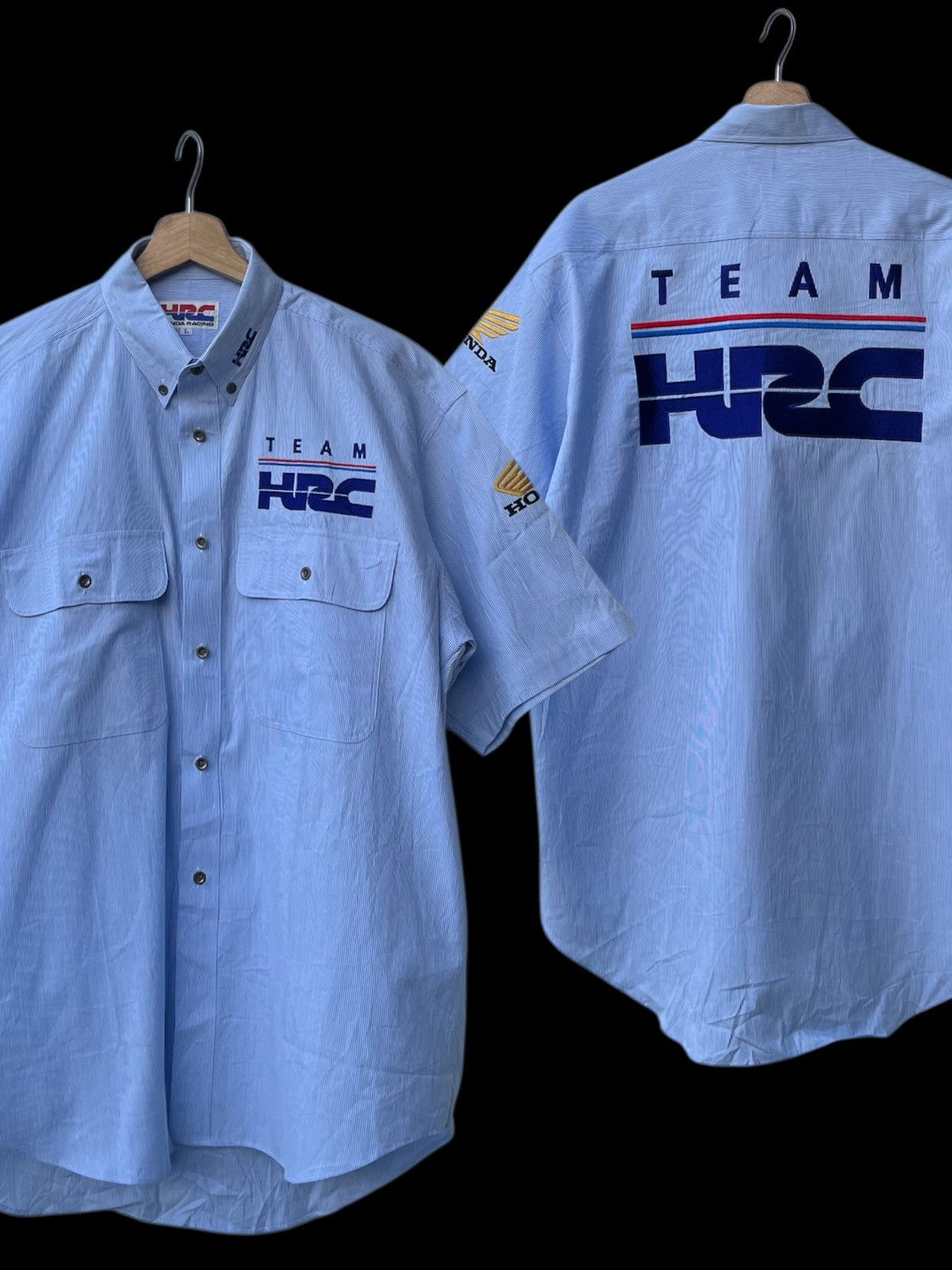 Team HRC Honda Racing Pinstripes Work Shirt