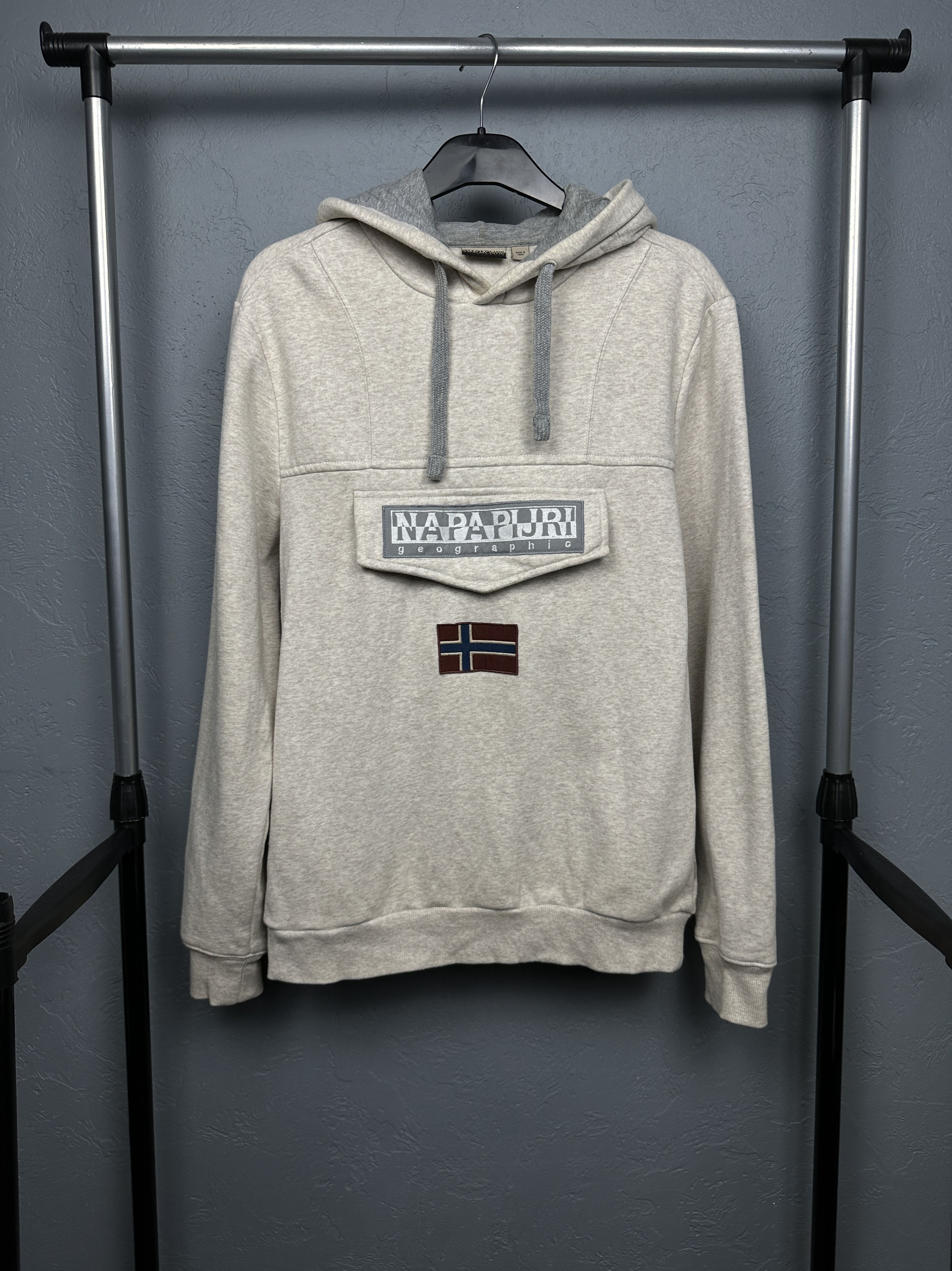 Napapijri Mens Big Logo Hoodie - Main Image