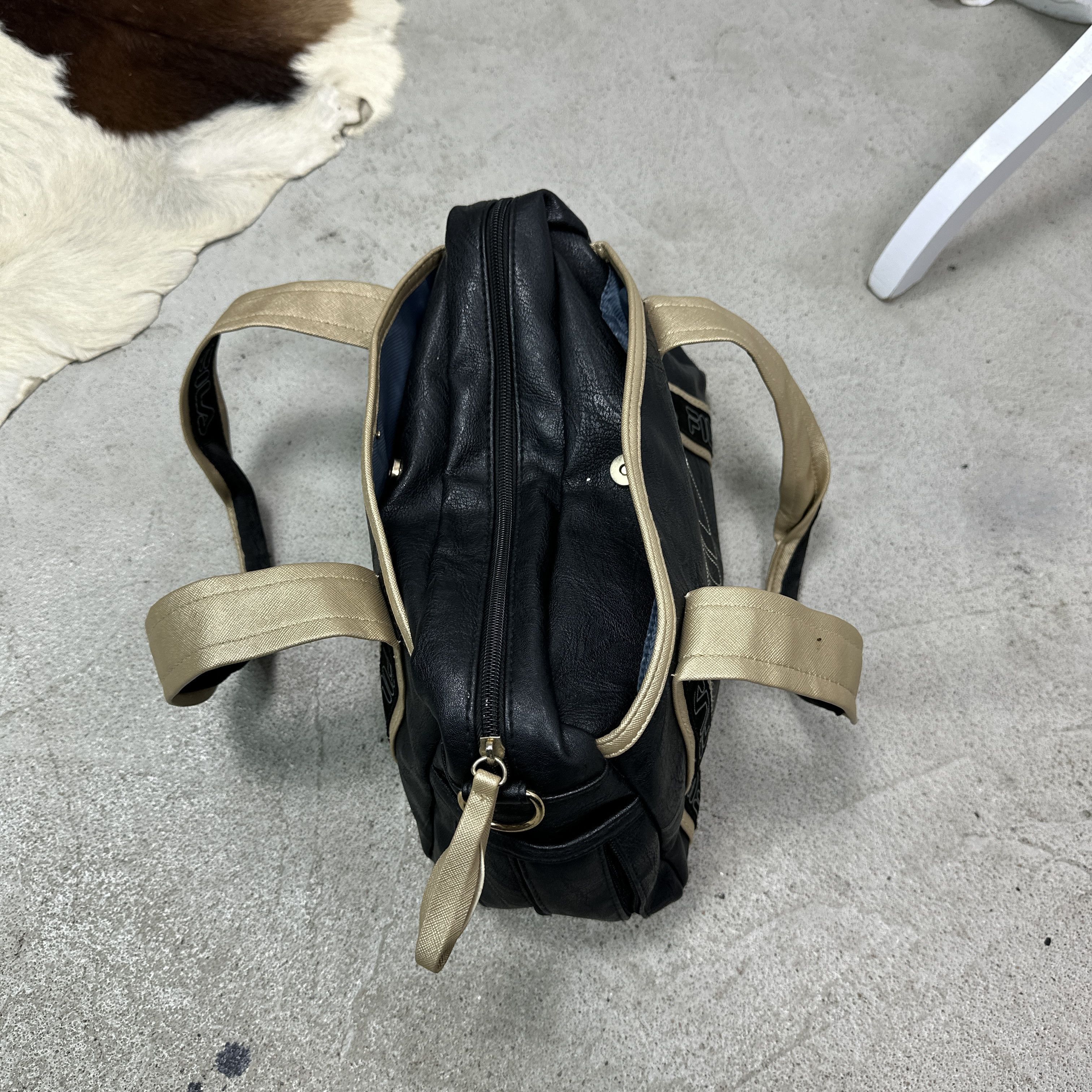 Fila Vintage Leather Fila Bowling Bag Made in Italy Y2K Size ONE SIZE - 5 Thumbnail