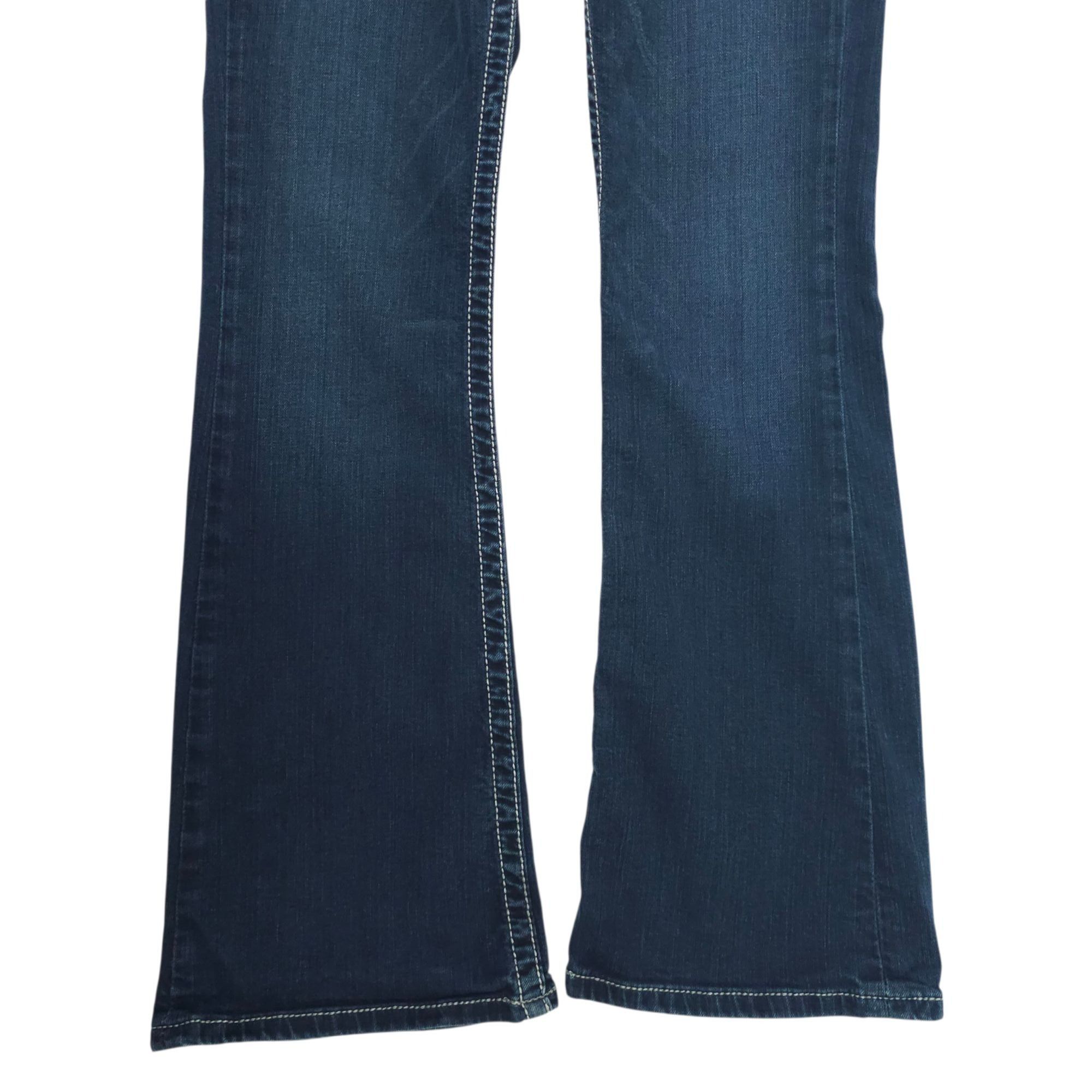 BKE BKE Buckle Starlite Stretch Boot Flare Jeans Womens 27S Low Size 29" - 12 Thumbnail