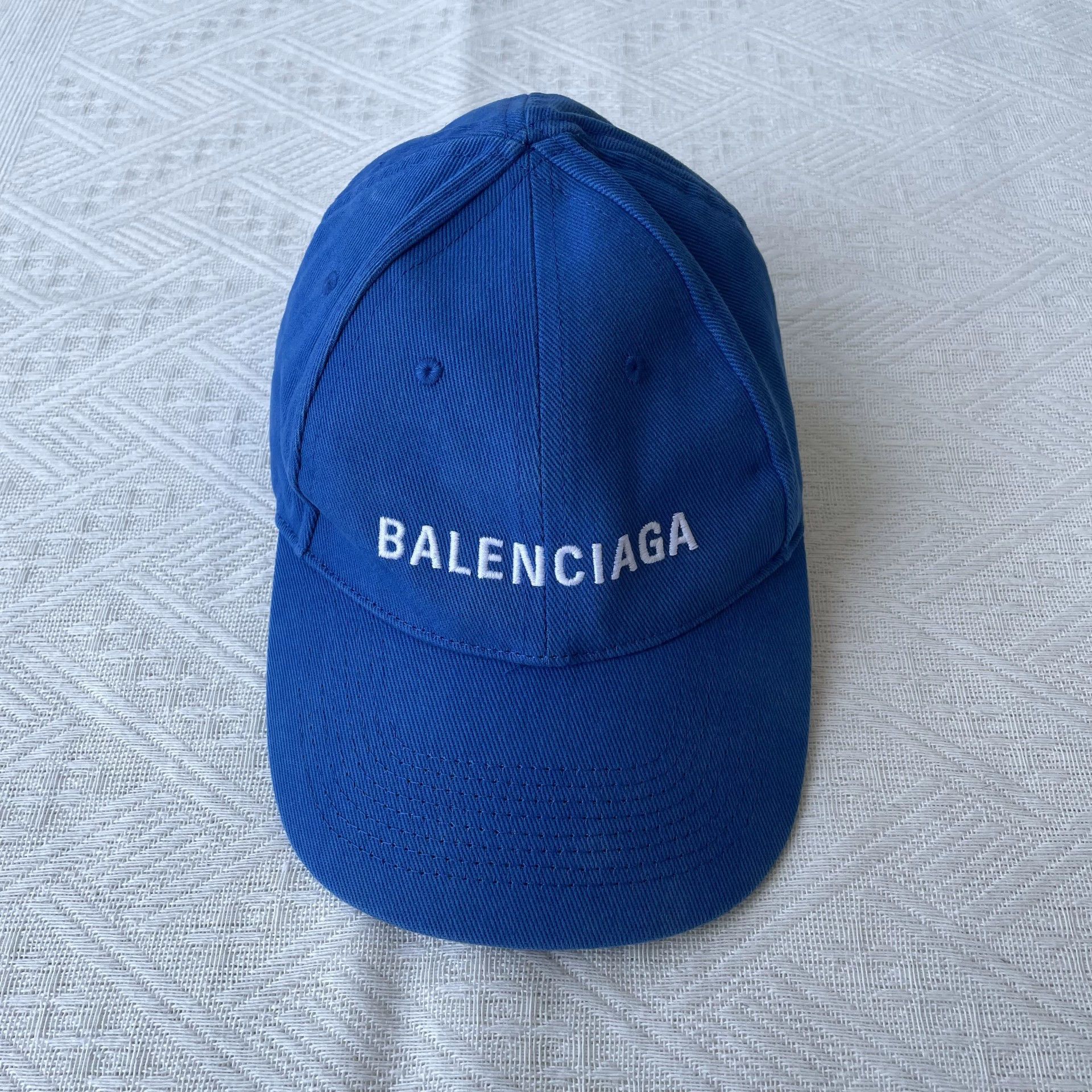 Balenciaga Balenciaga 98 New Logo-embroidered Baseball Cap Men's L/59cm Size ONE SIZE - 3 Thumbnail