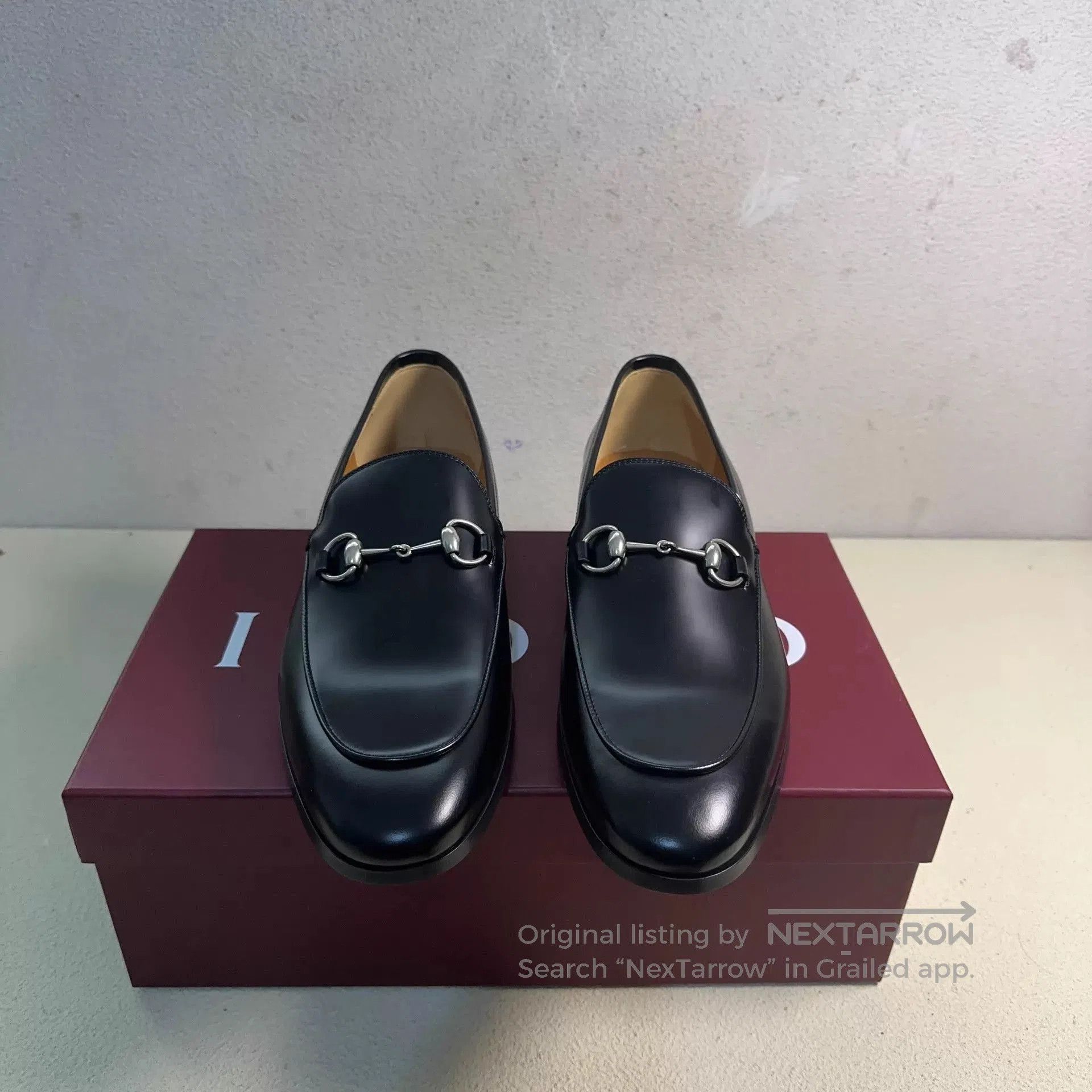 Gucci Black Leather Slip-On Loafers Size 9 Size US 9 / EU 42 - 2 Thumbnail
