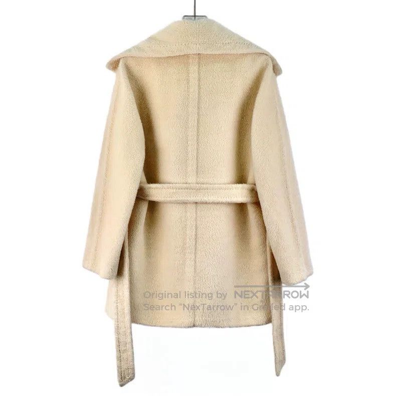 Max Mara Max Mara Beige Alpaca Hair Reversible Belted Long-Sleeve C Size XS / US 0-2 / IT 36-38 - 2 Thumbnail