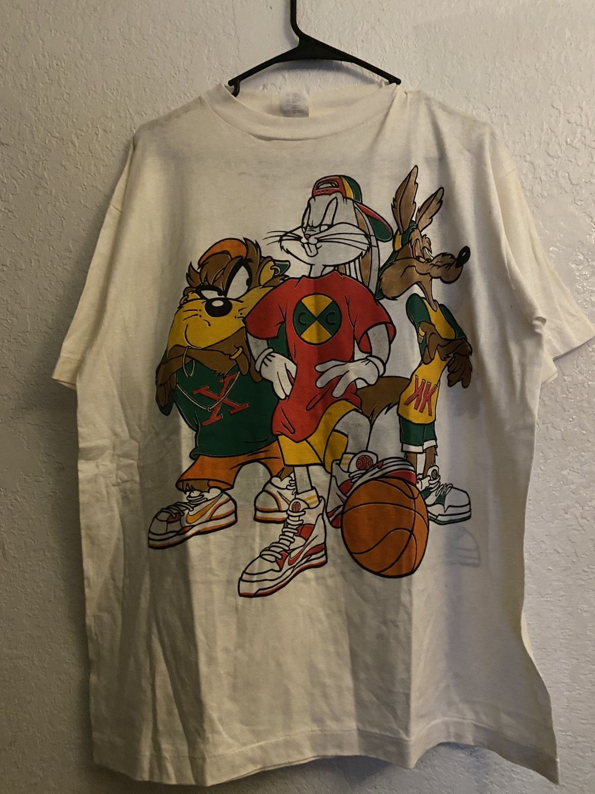 Other Vintage Looney Tunes Double Sided Sports Shirt Size US XL / EU 56 / 4 - 1 Thumbnail