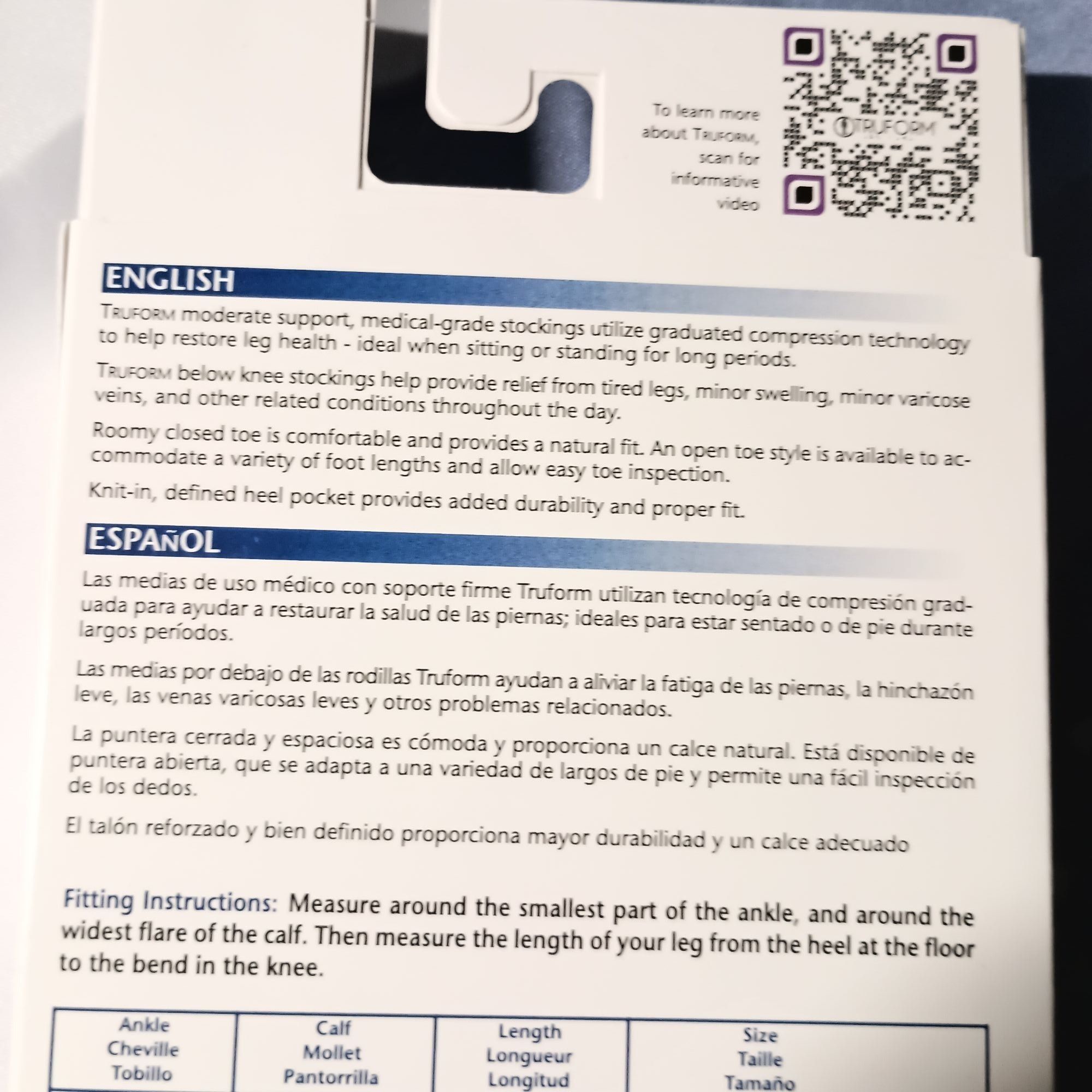 Other Truform Leg Health 1520 mmHg Compression Socks Black Size B