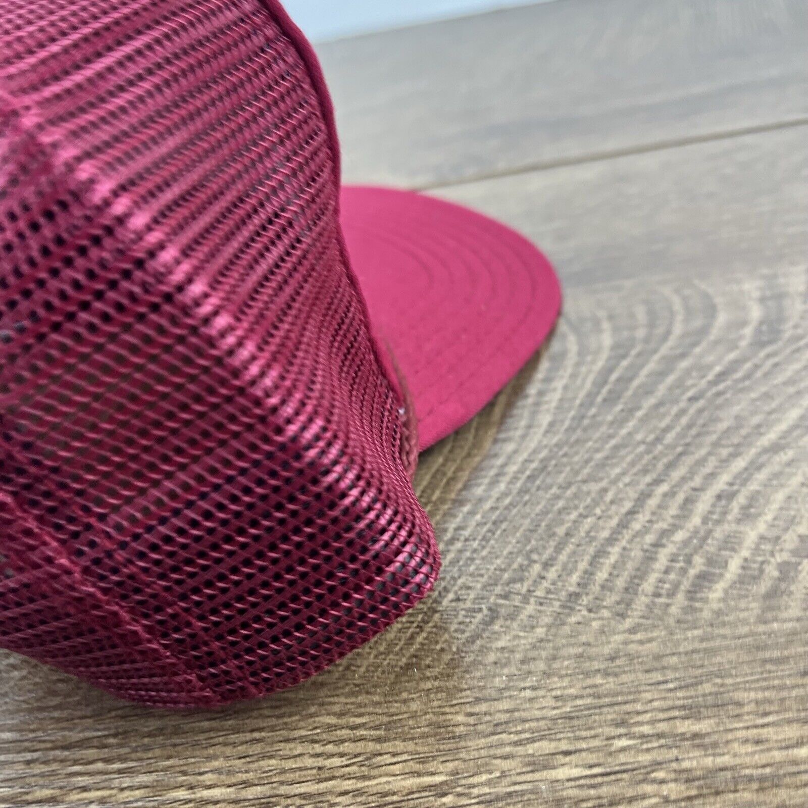 Other Maroon Hat Red Cap Hat Trucker Adjustable Hat Red Adult Hat Size ONE SIZE - 10 Thumbnail
