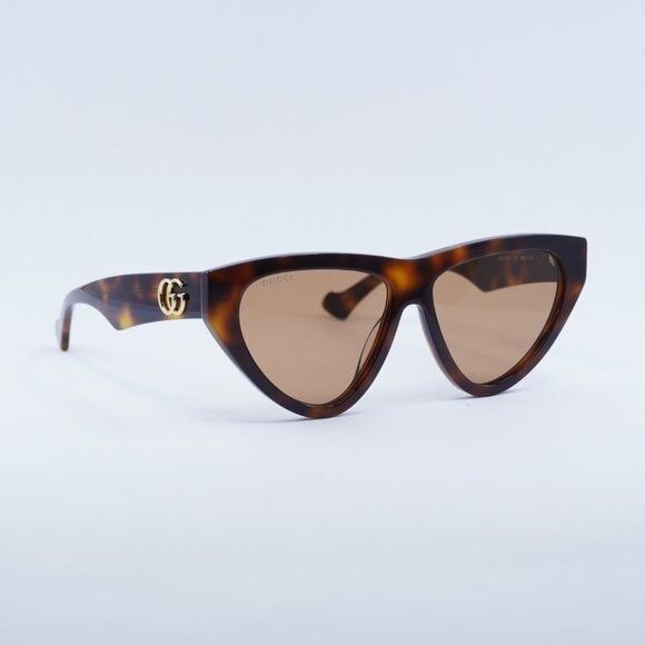 Gucci Gucci GG1333S 002 Sunglasses Havana Cat Eye Frame, Brown Size ONE SIZE - 5 Thumbnail