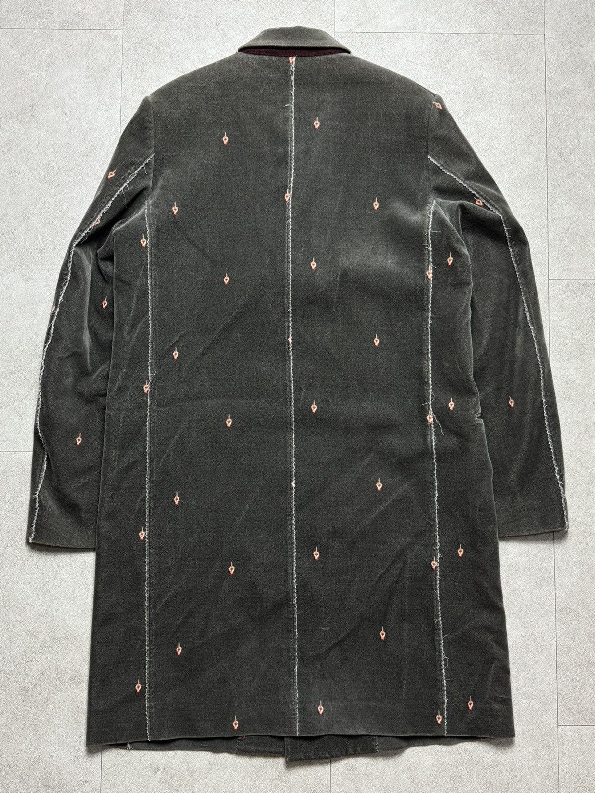 Undercover Undercover Middle Finger Fuck D.Breasted Velvet Coat Size US M / EU 48-50 / 2 - 2 Thumbnail