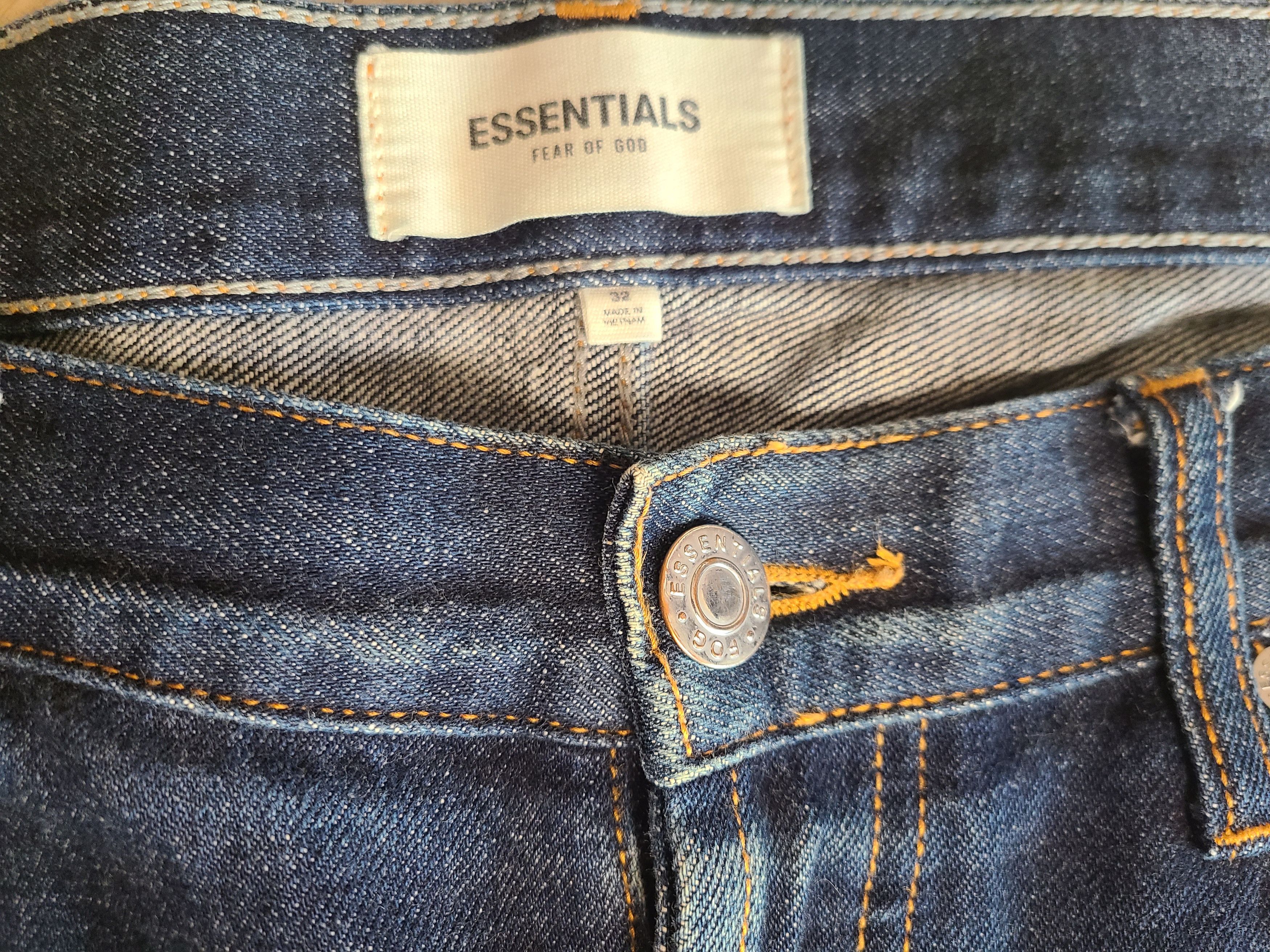 Fear of God Essentials Zip Denim Size US 32 / EU 48 - 6 Thumbnail