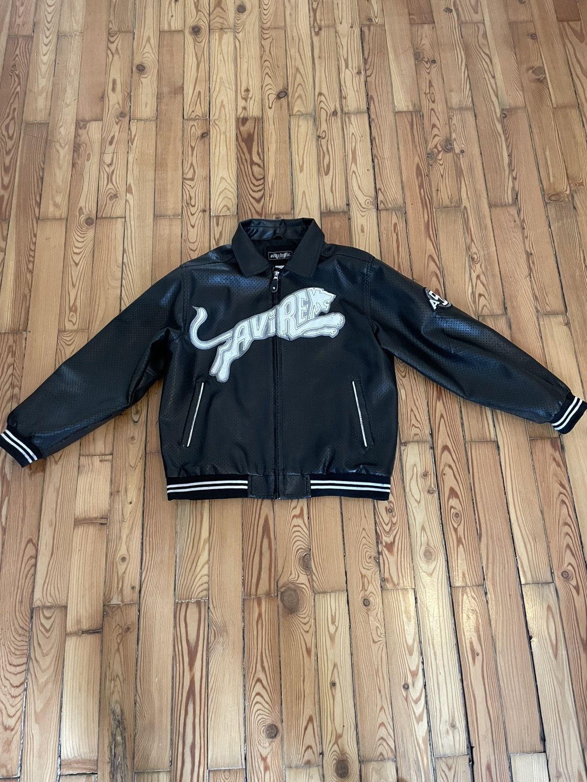 Avirex AVIREX CHOCTAW INDIAN VARSITY FOOTBALL JACKET | Grailed
