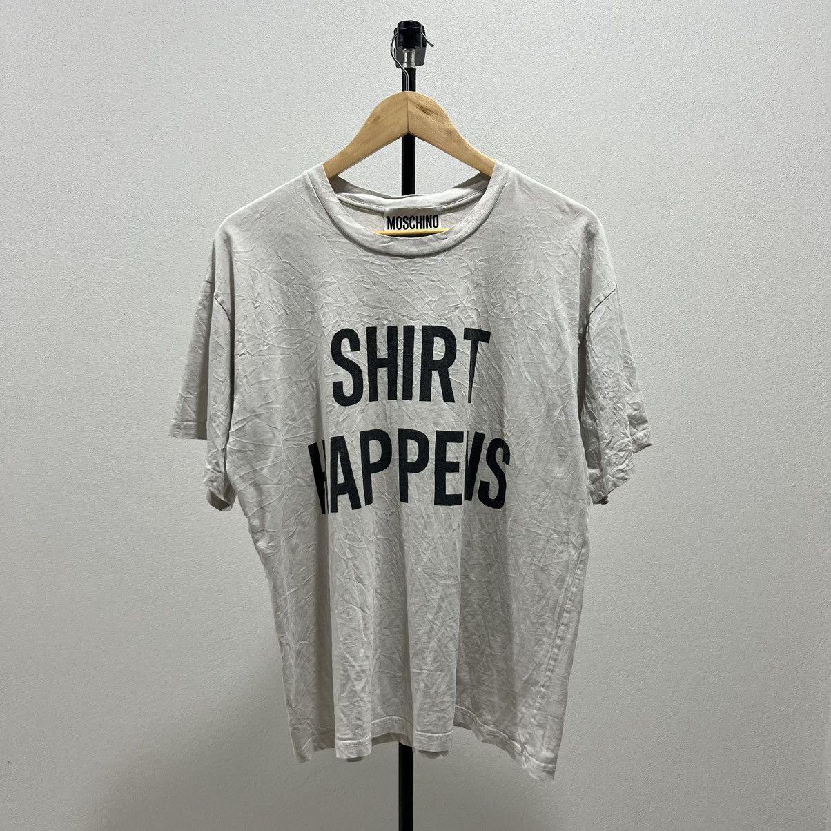 Jeremy Scott Moschino by Jeremy Scott shirt happens Size US M / EU 48-50 / 2 - 1 Thumbnail