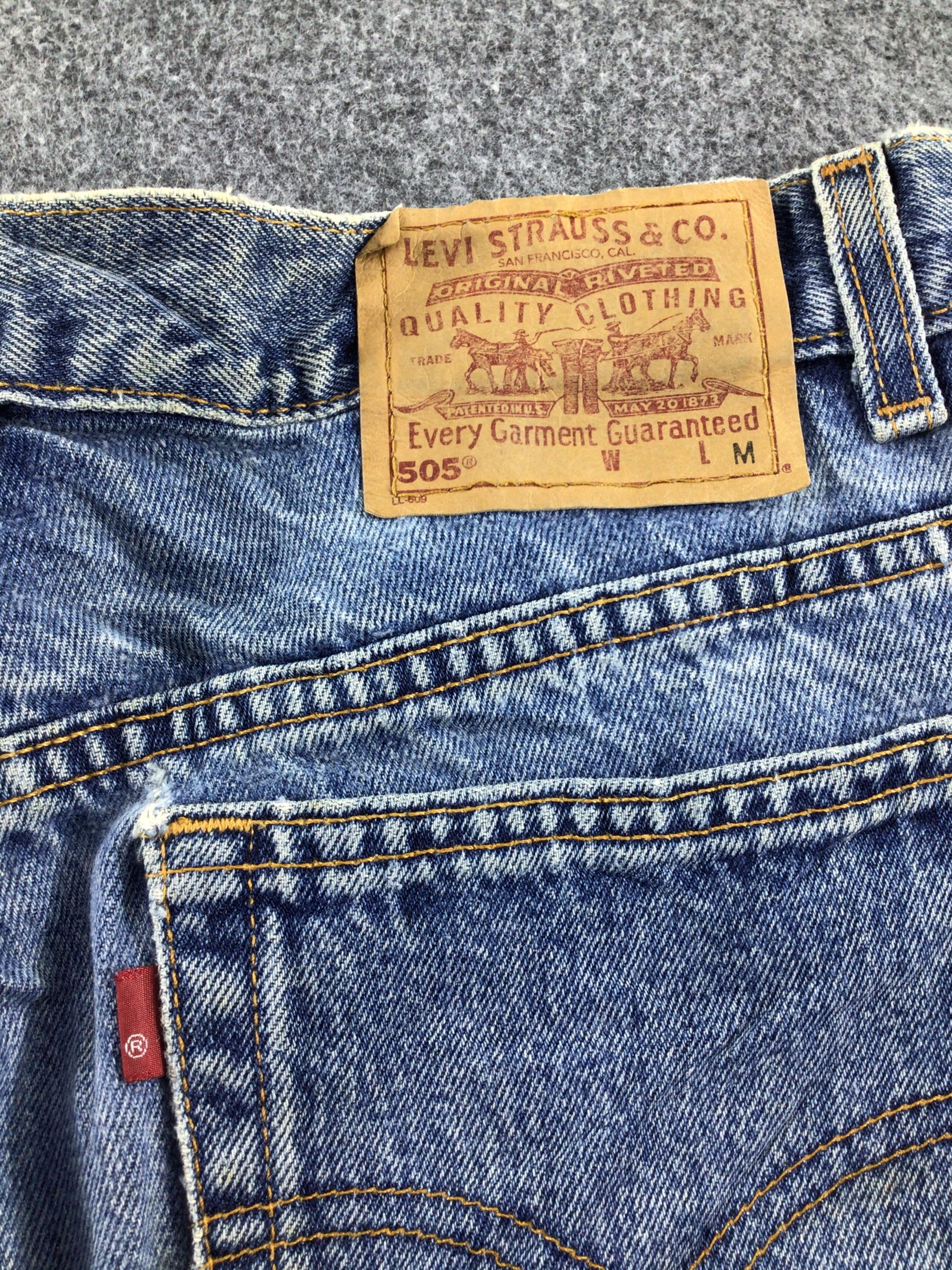 Levi's Vintage Levis 505 Jeans-J612 Size US 32 / EU 48 - 5 Thumbnail