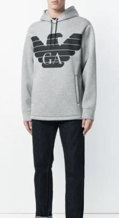 Emporio Armani Emporio Armani slouchy logo hoodie Size US S / EU 44-46 / 1 - 2 Thumbnail