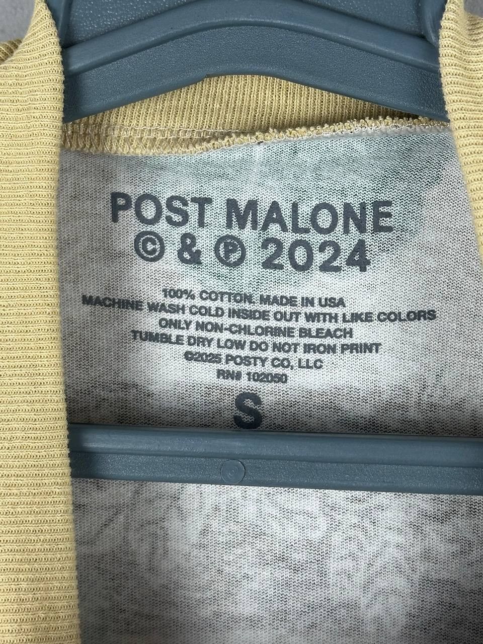 Band Tees Posty Co F1 Trillion Camo Long Sleeve Post Malone T Shirt Size US S / EU 44-46 / 1 - 8 Thumbnail