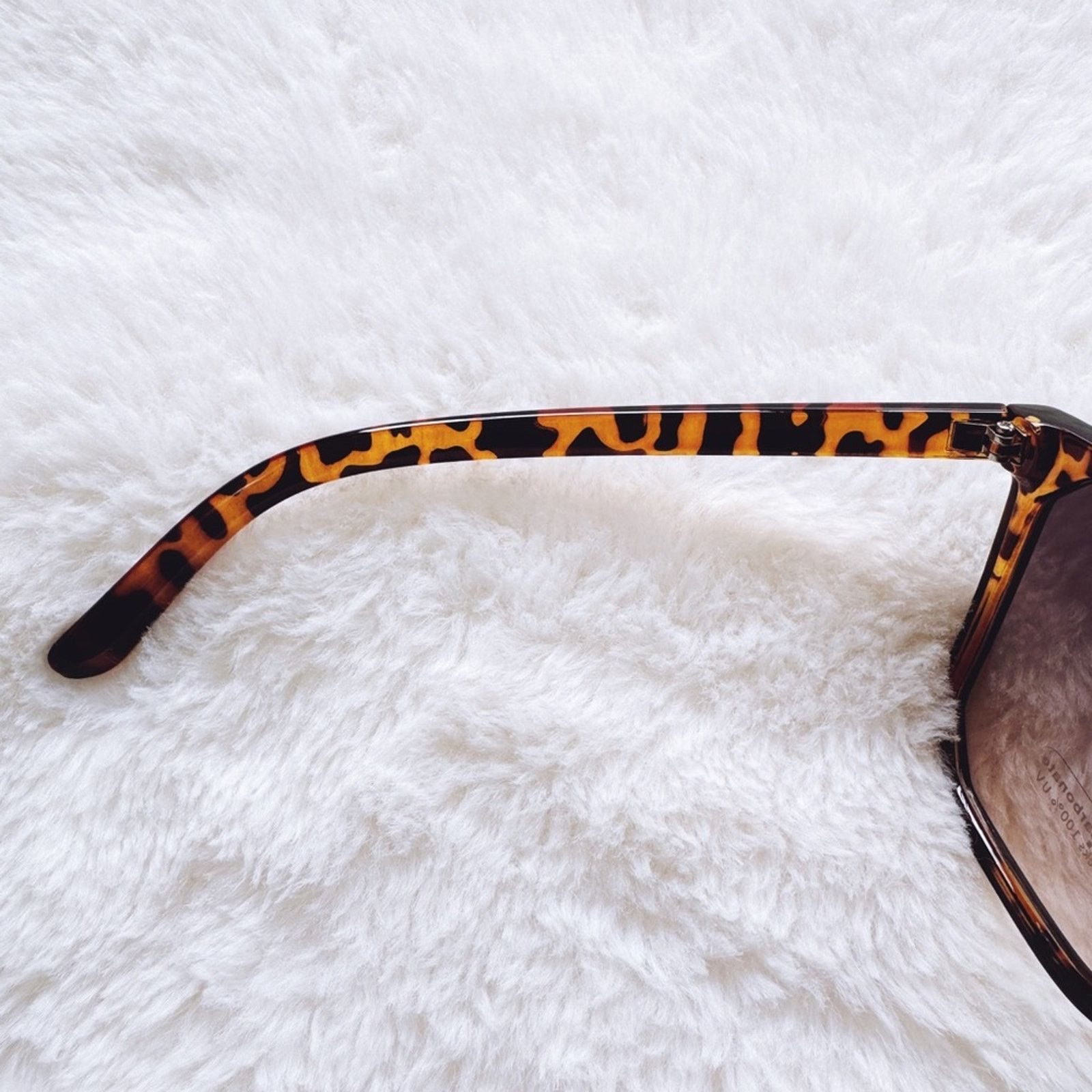 Other Kira Tortoise Brown & Black Oversized Sunglasses Size ONE SIZE - 6 Thumbnail