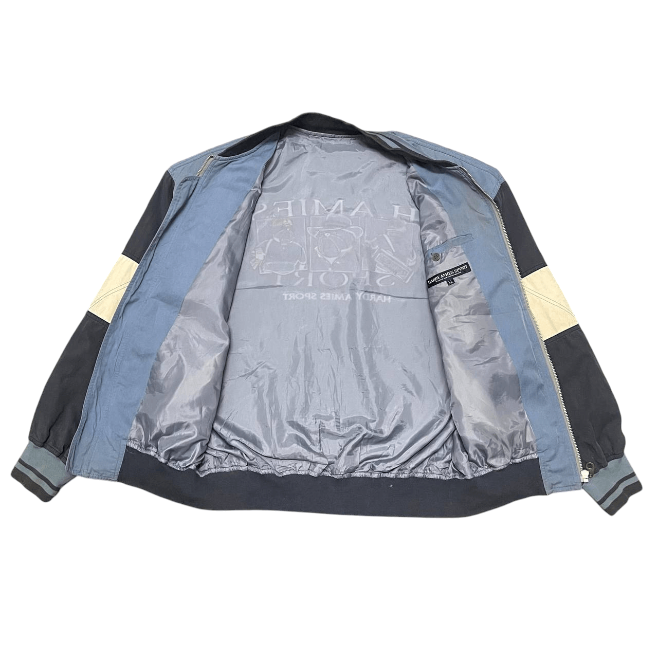 Hardy Amies Vintage Hardy Amies Sports Bomber Jacket Embroidery Size US XL / EU 56 / 4 - 9 Thumbnail