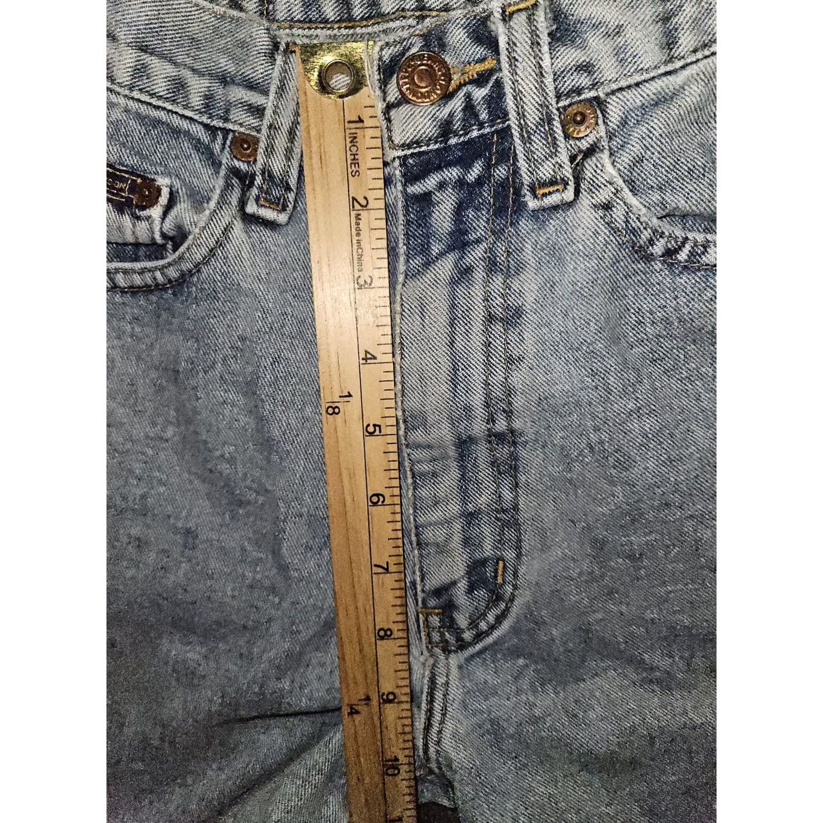 Pepe Jeans VINTAGE Pepe Jeans Shorts Womens 26 Denim High Rise Embroidered 90s USA Size 26" / US 2 / IT 38 - 3 Thumbnail
