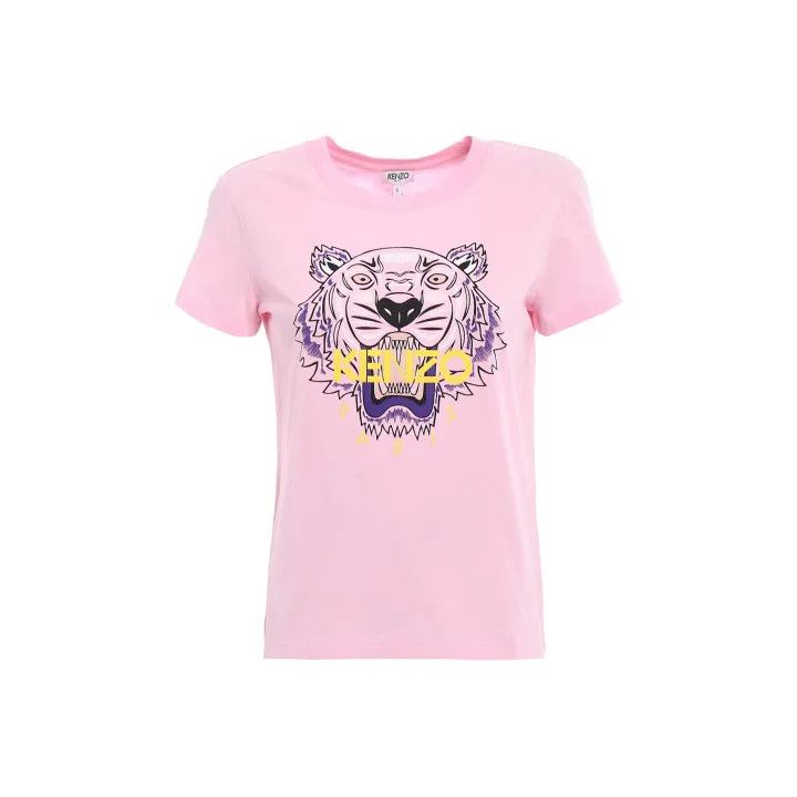 Kenzo KENZO Pink Graphic Short Sleeve T-Shirt 0079 Size M / US 6-8 / IT 42-44 - 1 Thumbnail