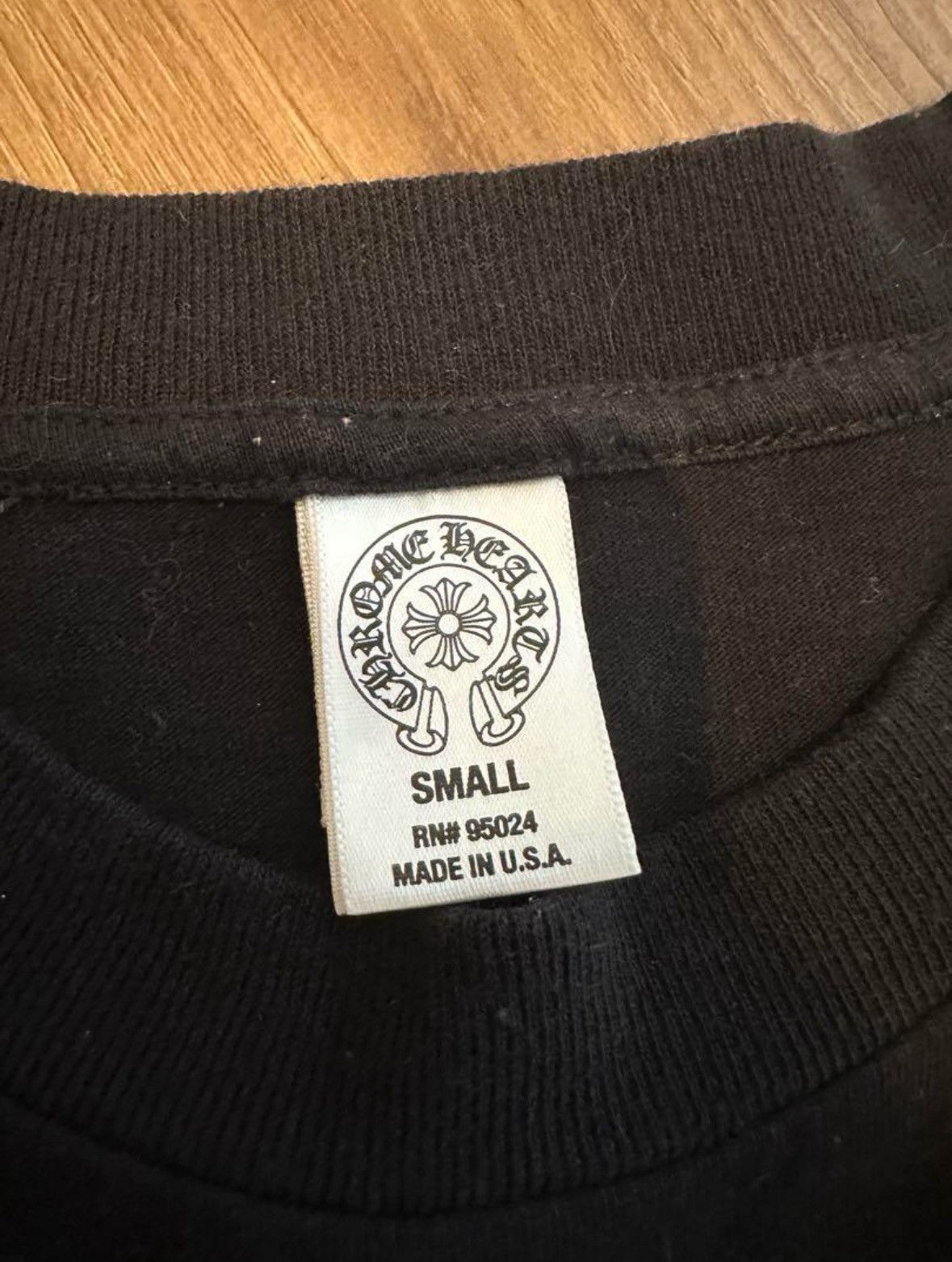 Chrome Hearts Chrome Hearts Vintage Black Horseshoe Plus Tee Size US S / EU 44-46 / 1 - 6 Thumbnail