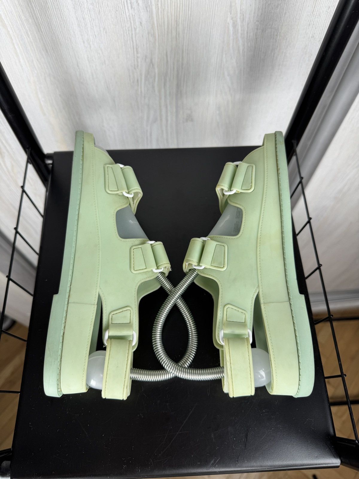 Chanel Chanel "Dad" Sandals Green Premium Size US 7 / IT 37 - 12 Thumbnail