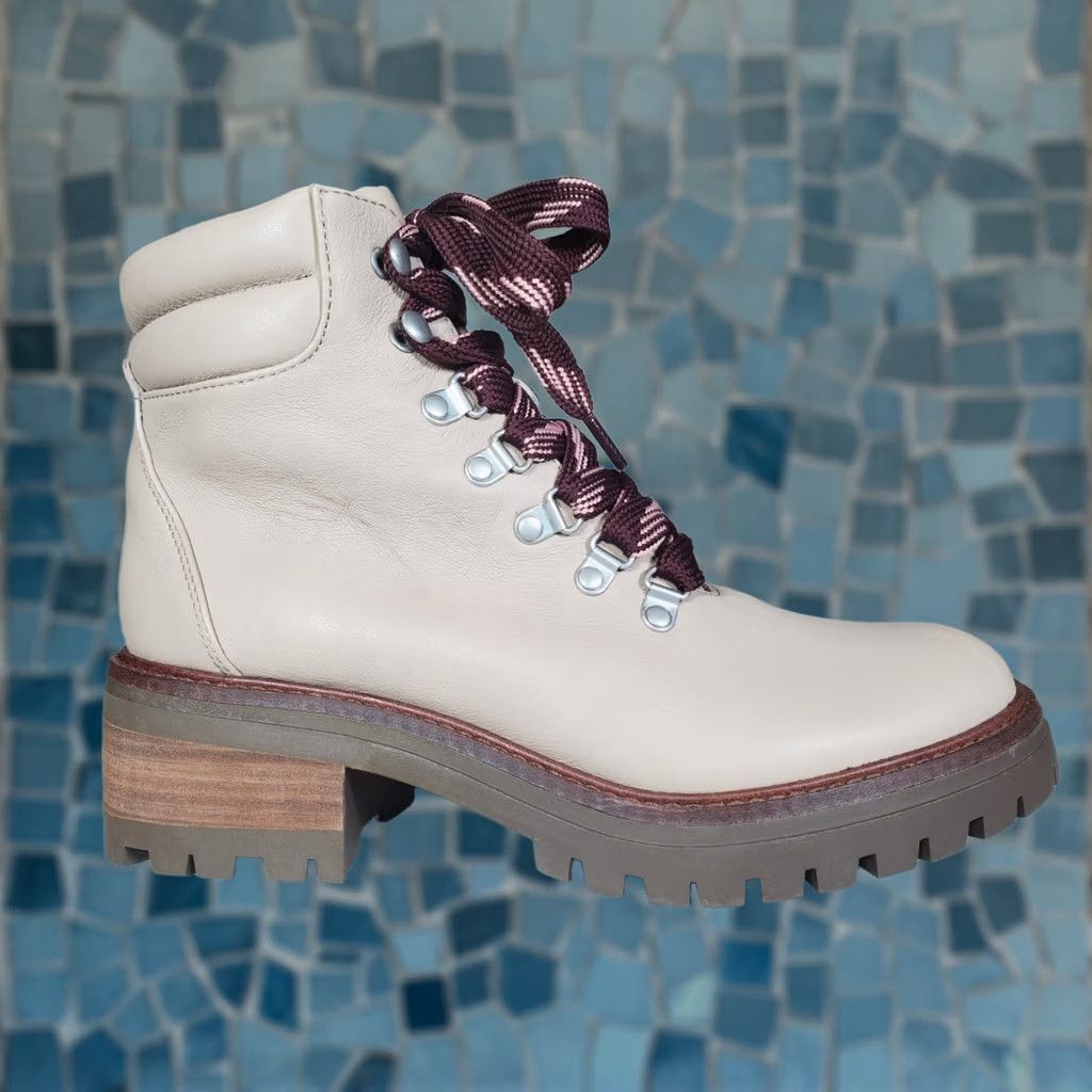 Kenneth Cole Gentle Souls Kenneth Cole BRENNA 2.1 Lace-Up Lug Sole Leather Boots Women US 8.5 Size US 9 / IT 39 - 1 Thumbnail