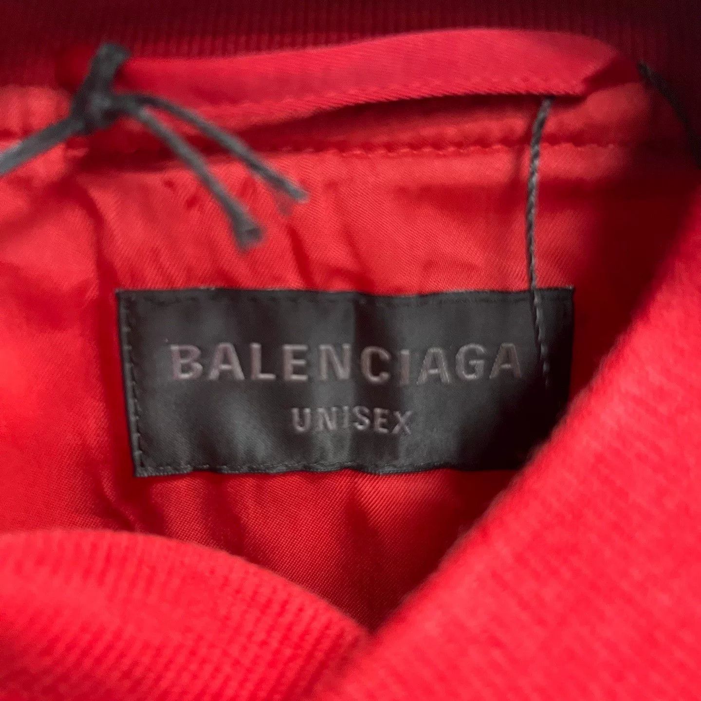 Balenciaga red logo print oversized jacket by balenciaga Size US M / EU 48-50 / 2 - 3 Thumbnail