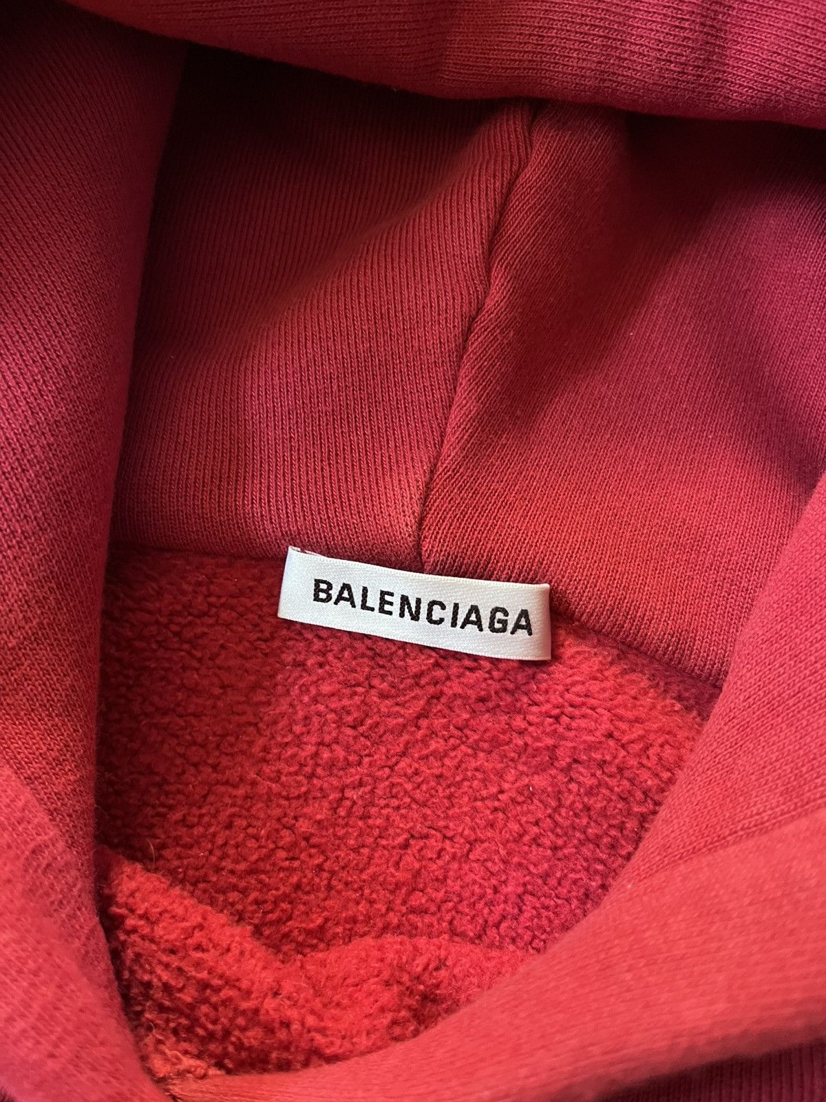 Balenciaga Balenciaga BB crown logo burgundy hoodie Size US L / EU 52-54 / 3 - 6 Thumbnail