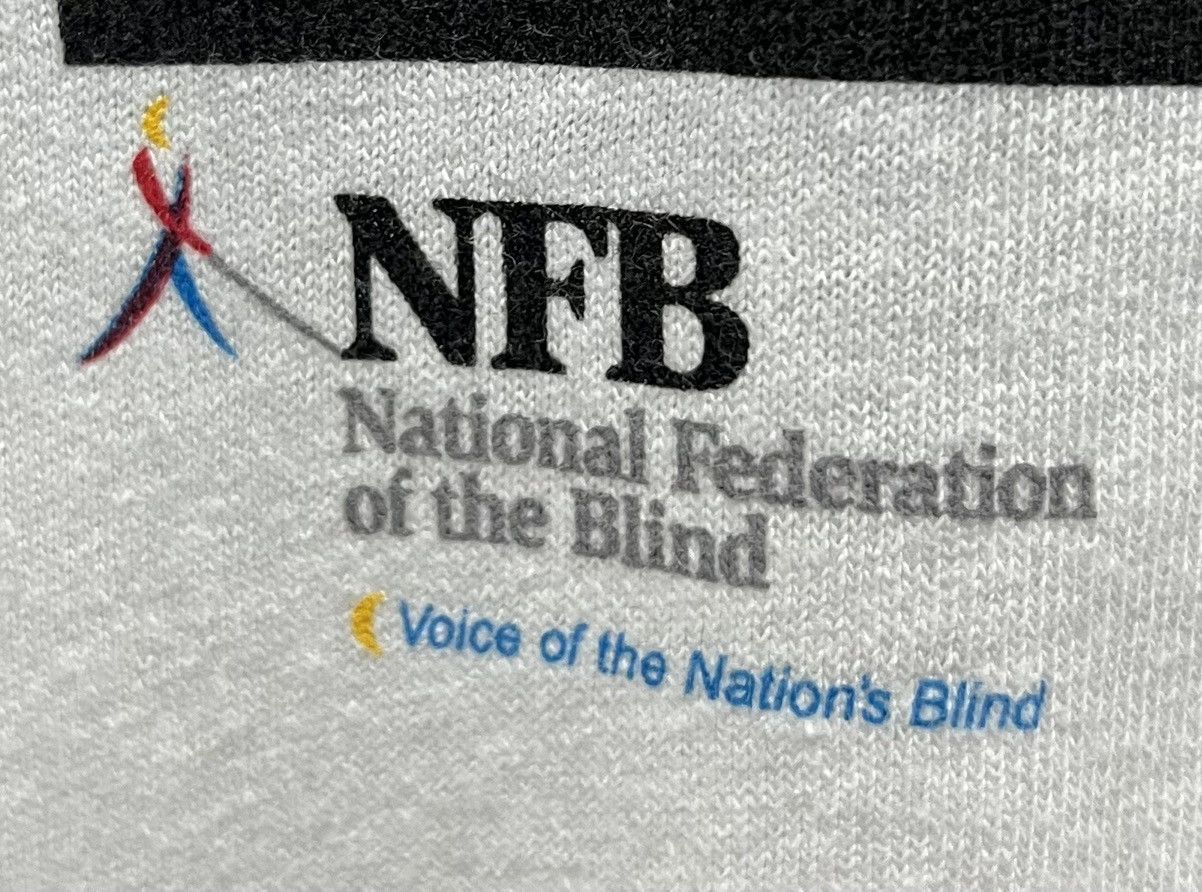 Fruit Of The Loom × Vintage VINTAGE FREEDOM NFB NATIONAL FEDERATION OF THE BLIND SHIRT Size US M / EU 48-50 / 2 - 4 Thumbnail