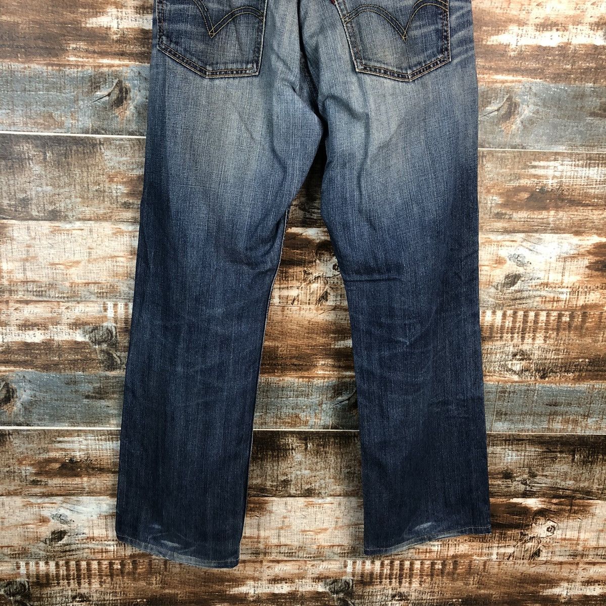 Levi's DL Levis 703 Blue selvedge Denim Pants #C129 Size US 29 - 14 Thumbnail