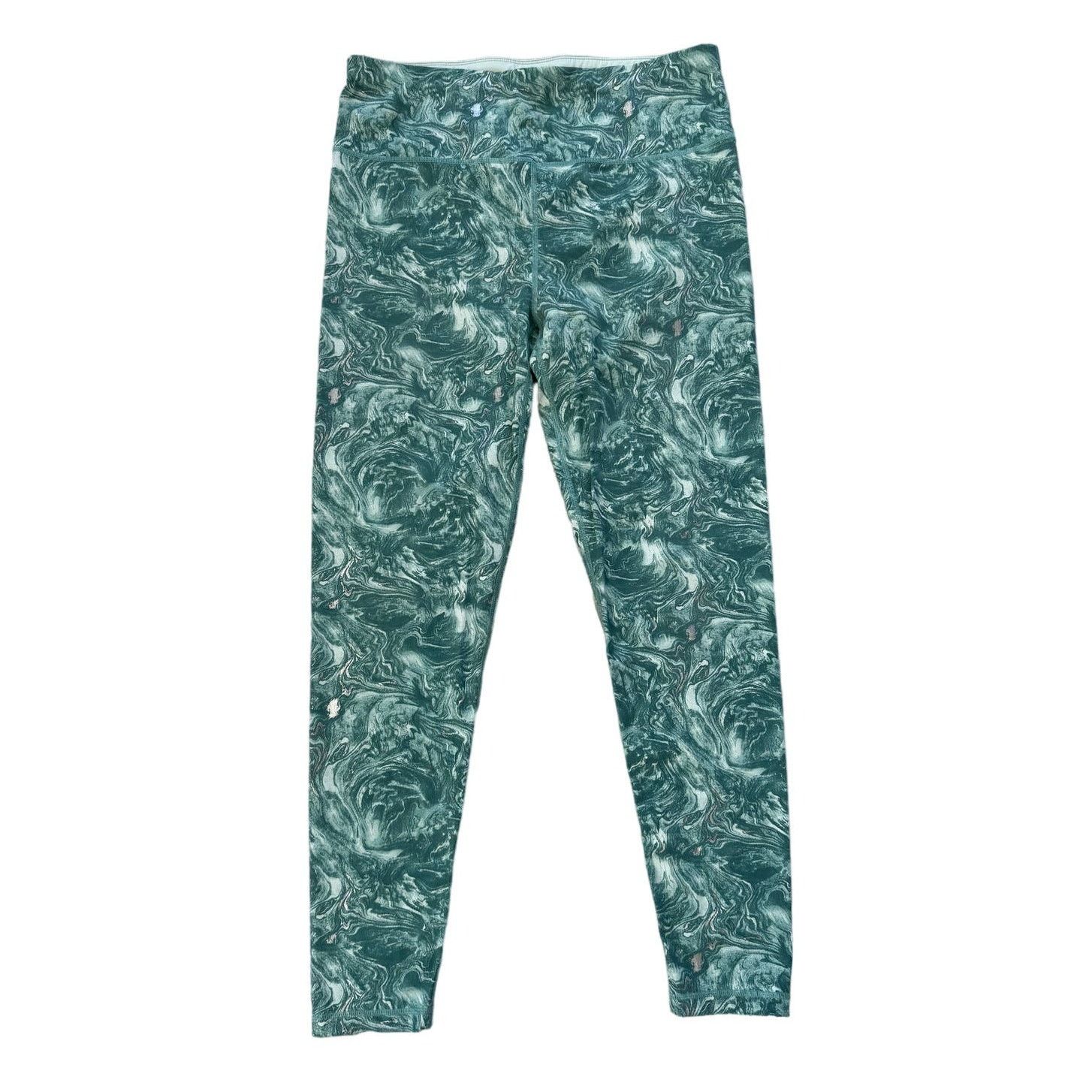 Sweaty Betty Sweaty Betty Full Length Leggings Goddess Metallic Green Size 31" - 1 Thumbnail