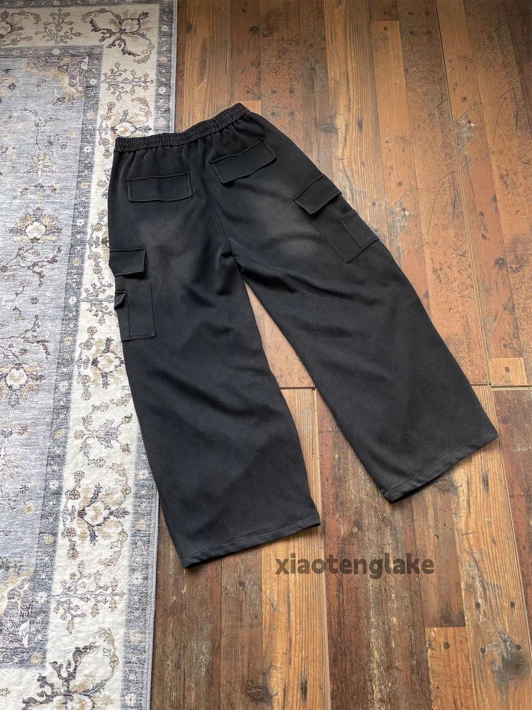 Vintage xtl washed faded loose baggy hiphop sweatpants Size US 33 - 6 Thumbnail